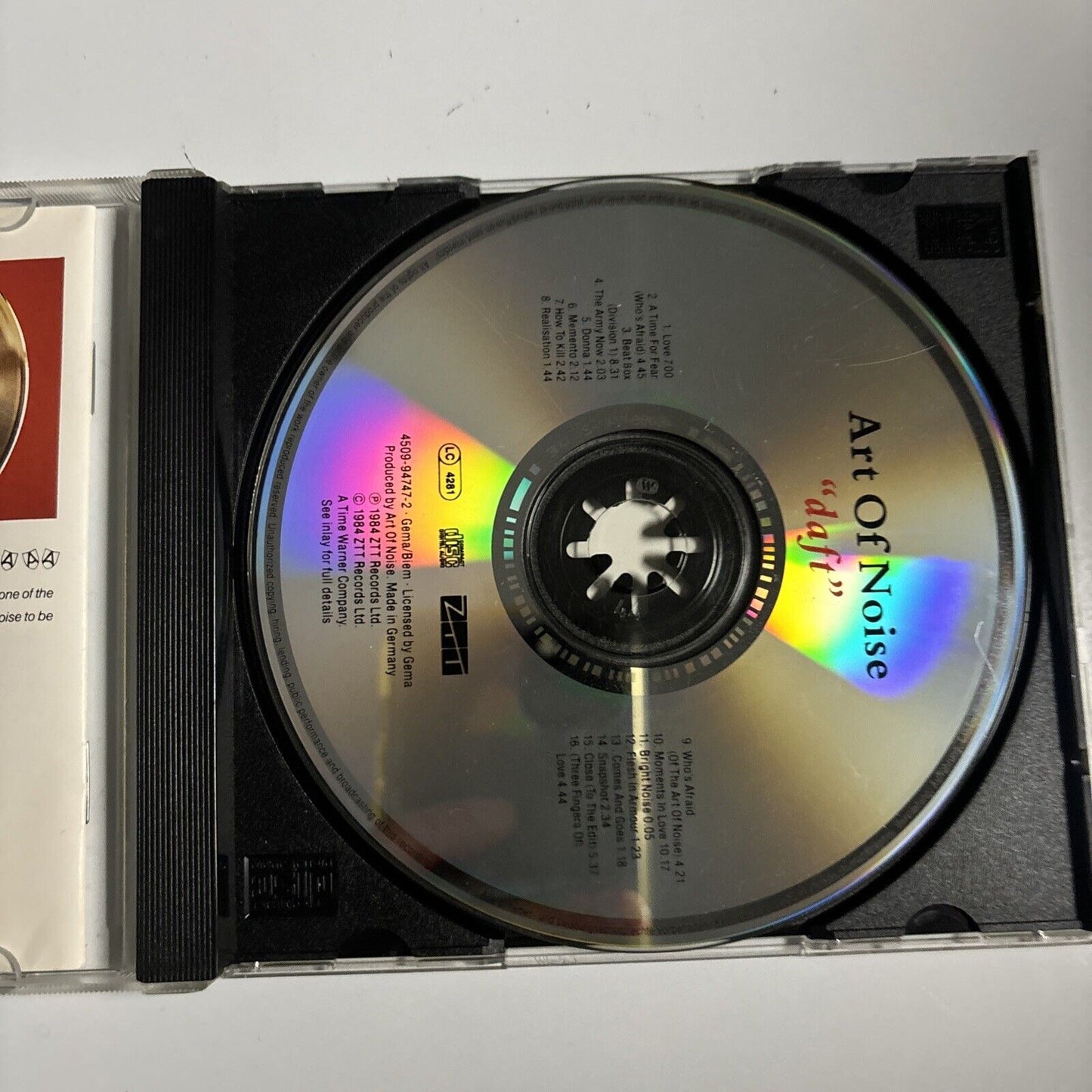 Art Of Noise - Daft (CD, 1994) Electronic ZTT