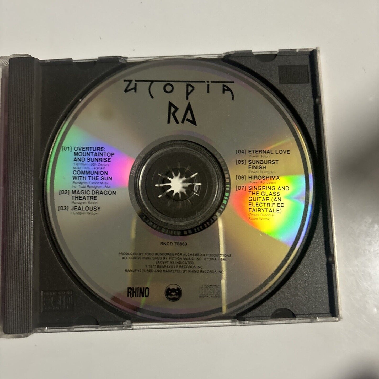 Utopia - Ra (CD, 1976) Rhino Records R2 70869