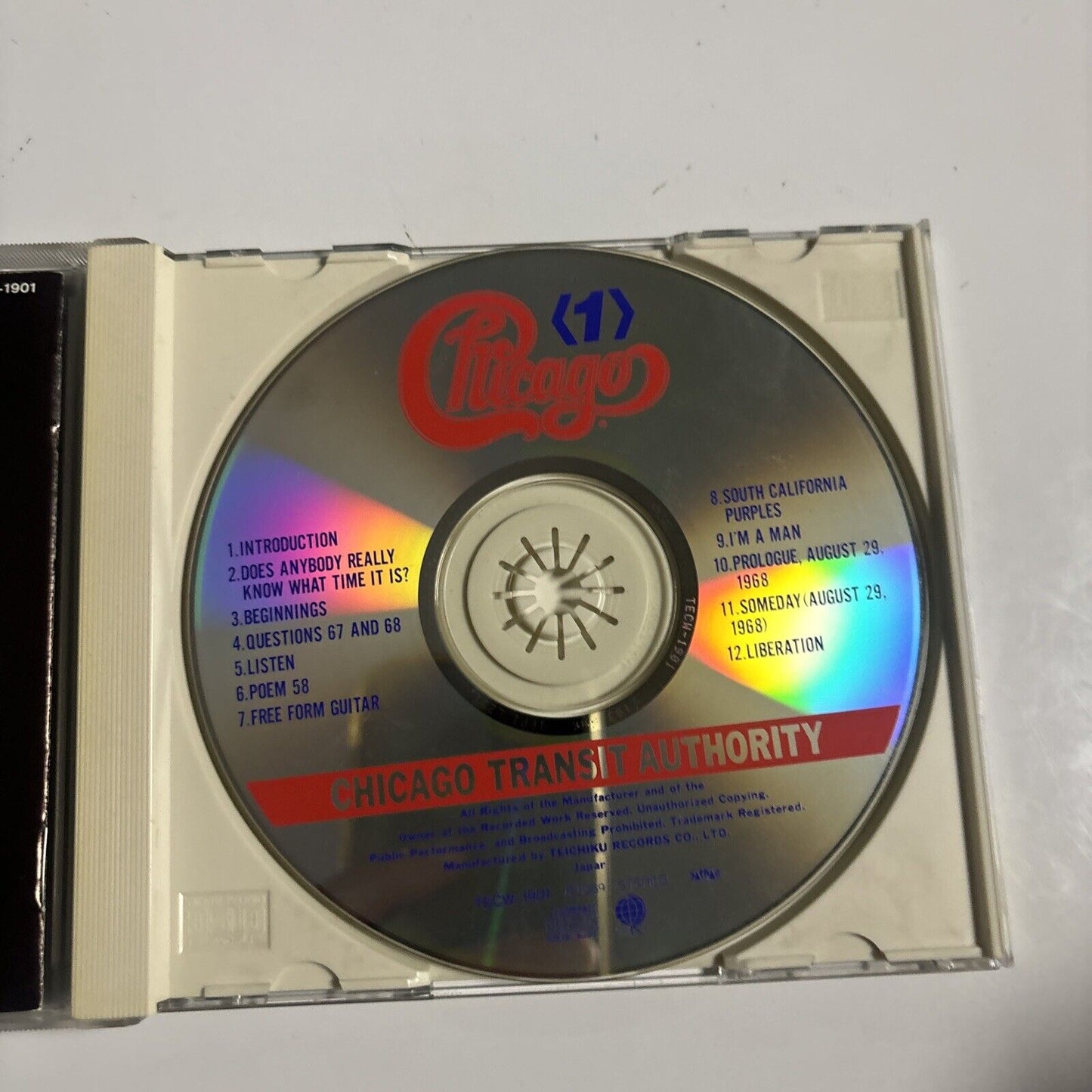 Chicago - Chicago Transit Authority (CD, 1995) Japan tecw-1901