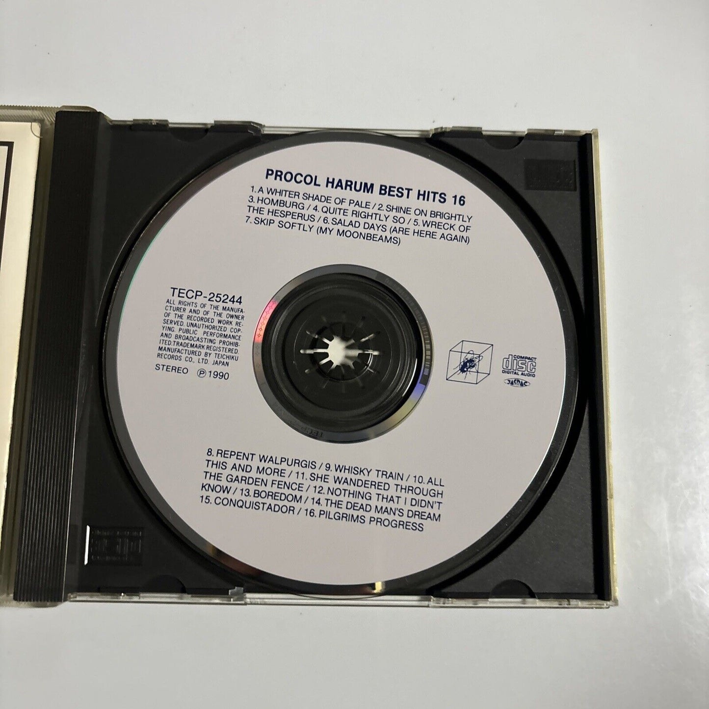 Procol Harum - Best Hits 16 (CD, 1990) Japan tecp-25244