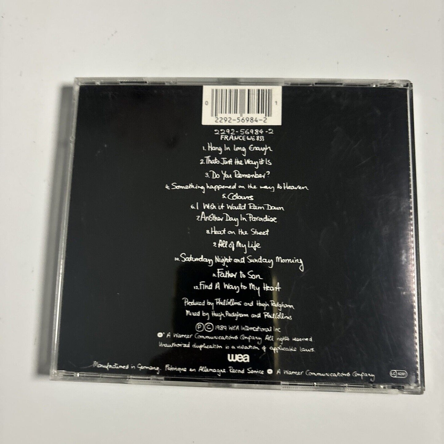 Phil Collins - ...But Seriously (CD, 1989) Rock WEA