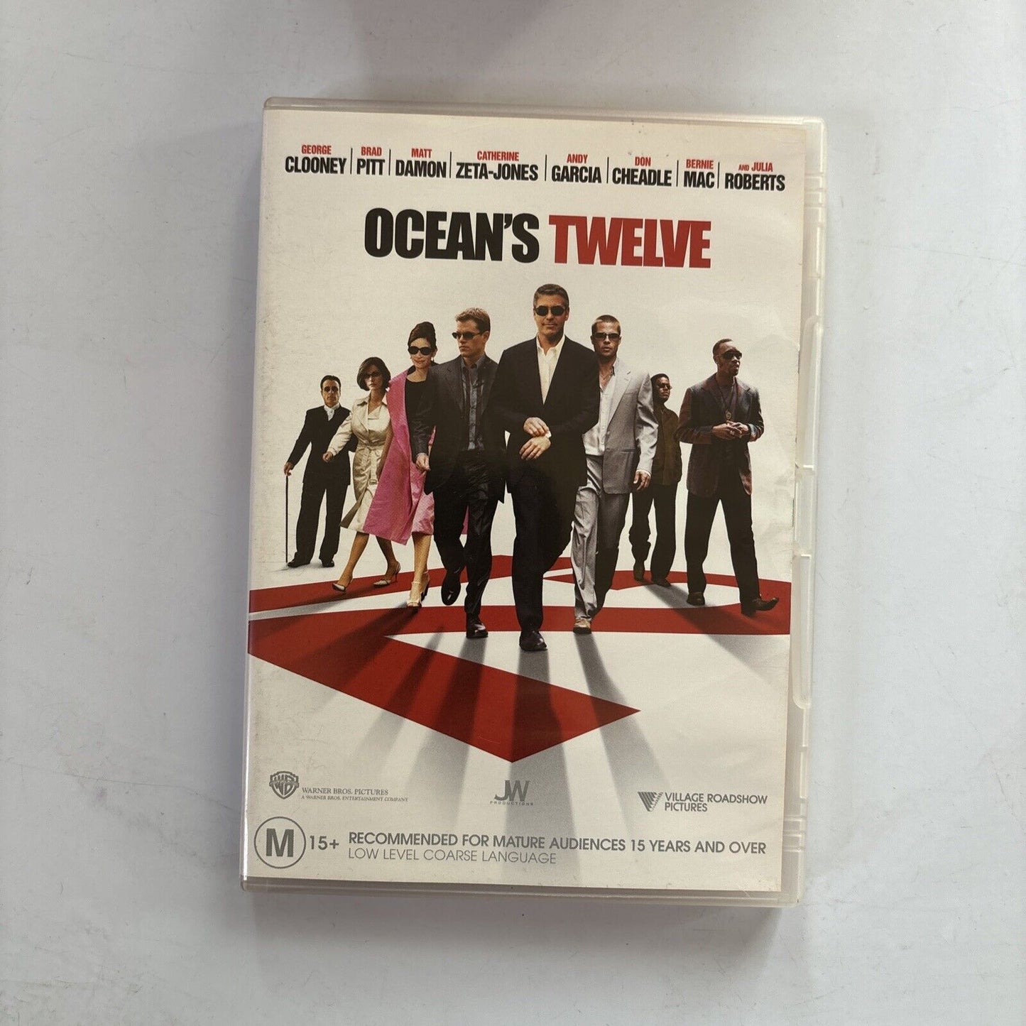Ocean's Twelve (DVD, 2004) Julia Roberts, George Clooney, Brad Pitt Region 4