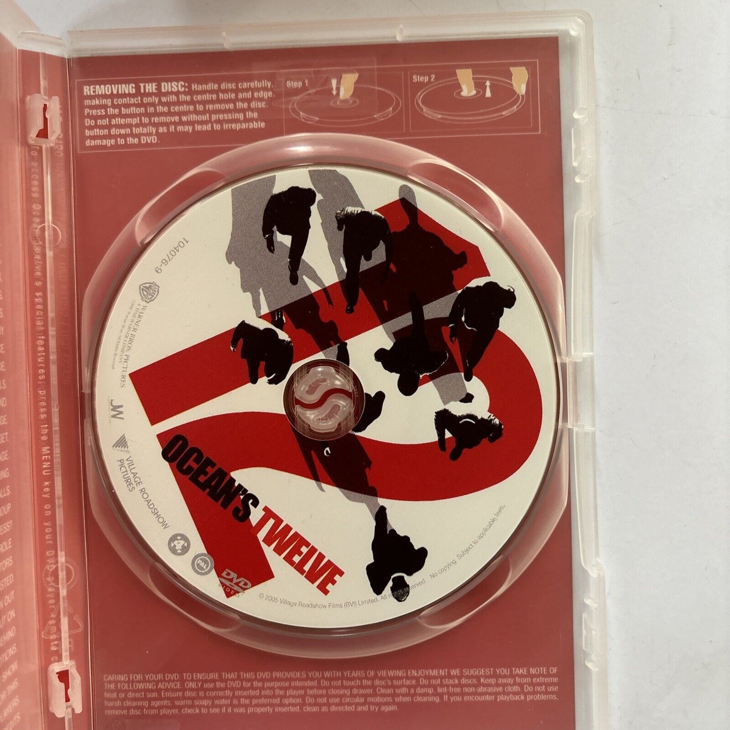 Ocean's Twelve (DVD, 2004) Julia Roberts, George Clooney, Brad Pitt Region 4
