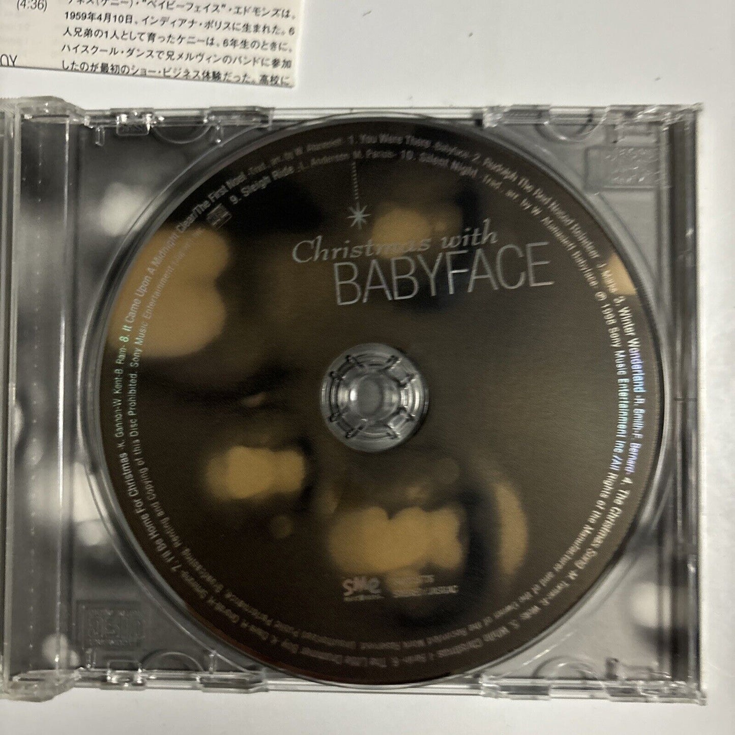 Babyface - Christmas With Babyface (CD, 1998) Japan SME Records srcs-8776