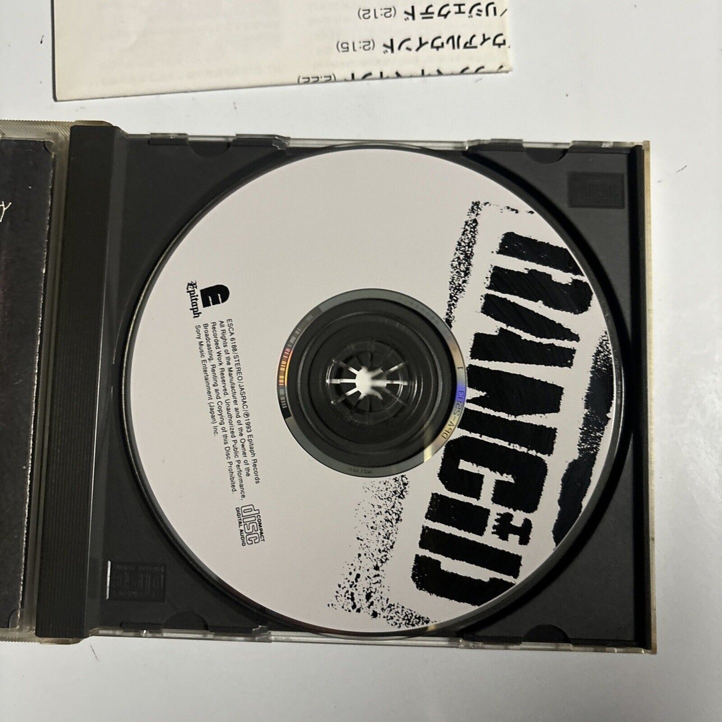 Rancid - Rancid (CD, 1995) Japan esca-6188 Rock