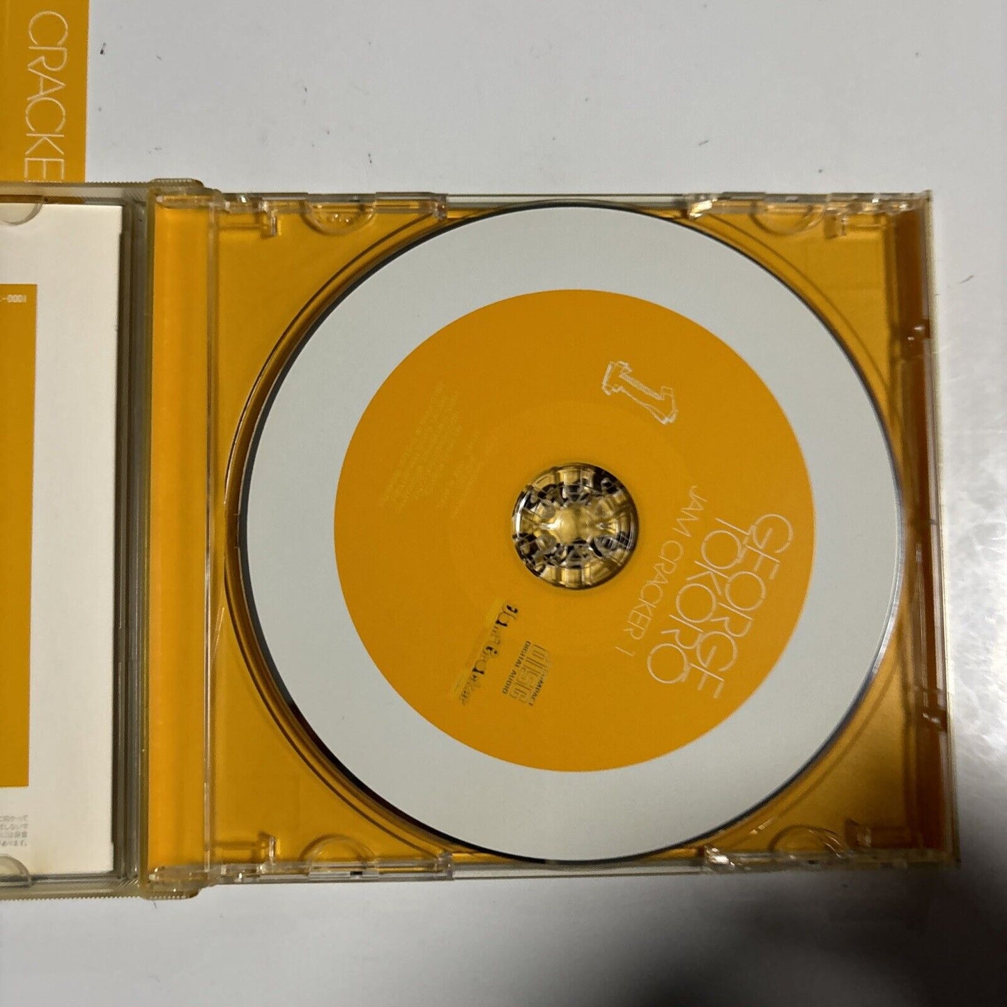 George Tokoro - Jam Cracker 1 (CD, 2015) Japan jcrc-0001 Obi