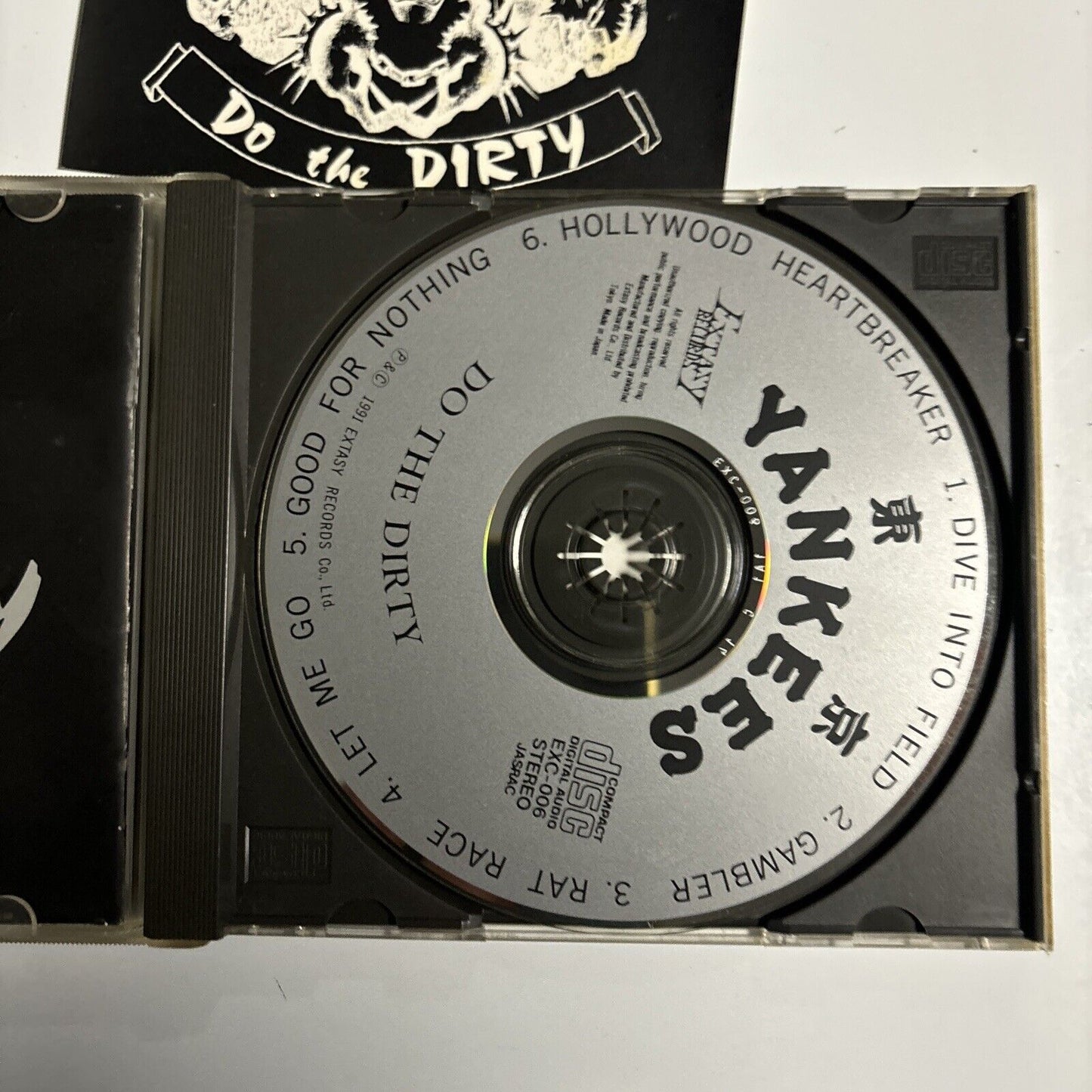 東京 Yankees - Do The Dirty (CD, 1991) Japan exc-006 Sticker