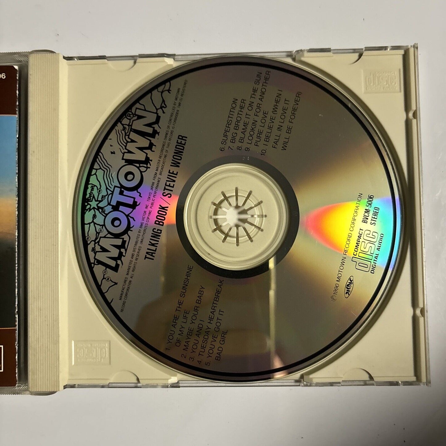 Stevie Wonder - Talking Book (CD, 1990) Japan bvcm-5006