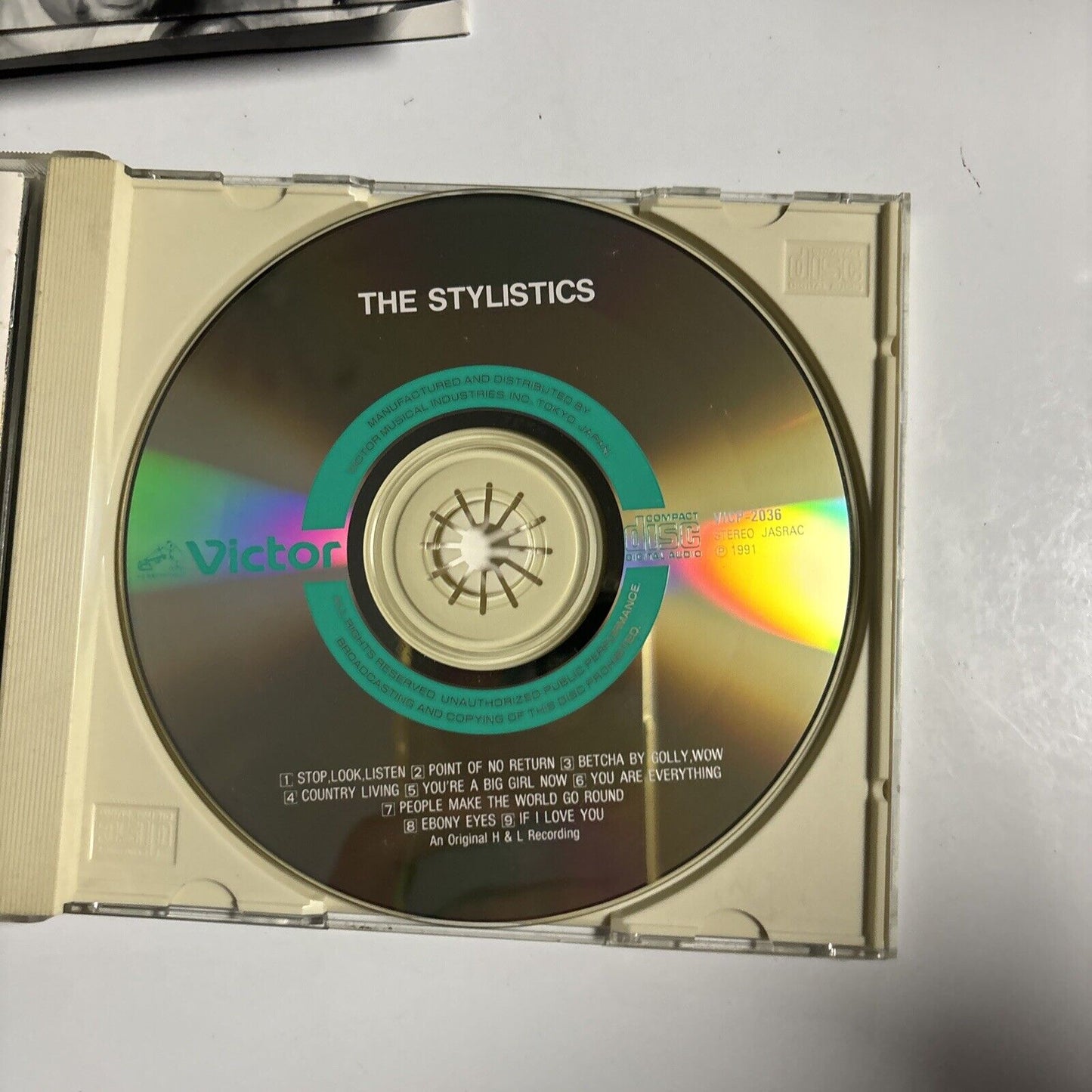 The Stylistics - The Stylistics (CD, 1991) Japan vicp-2036