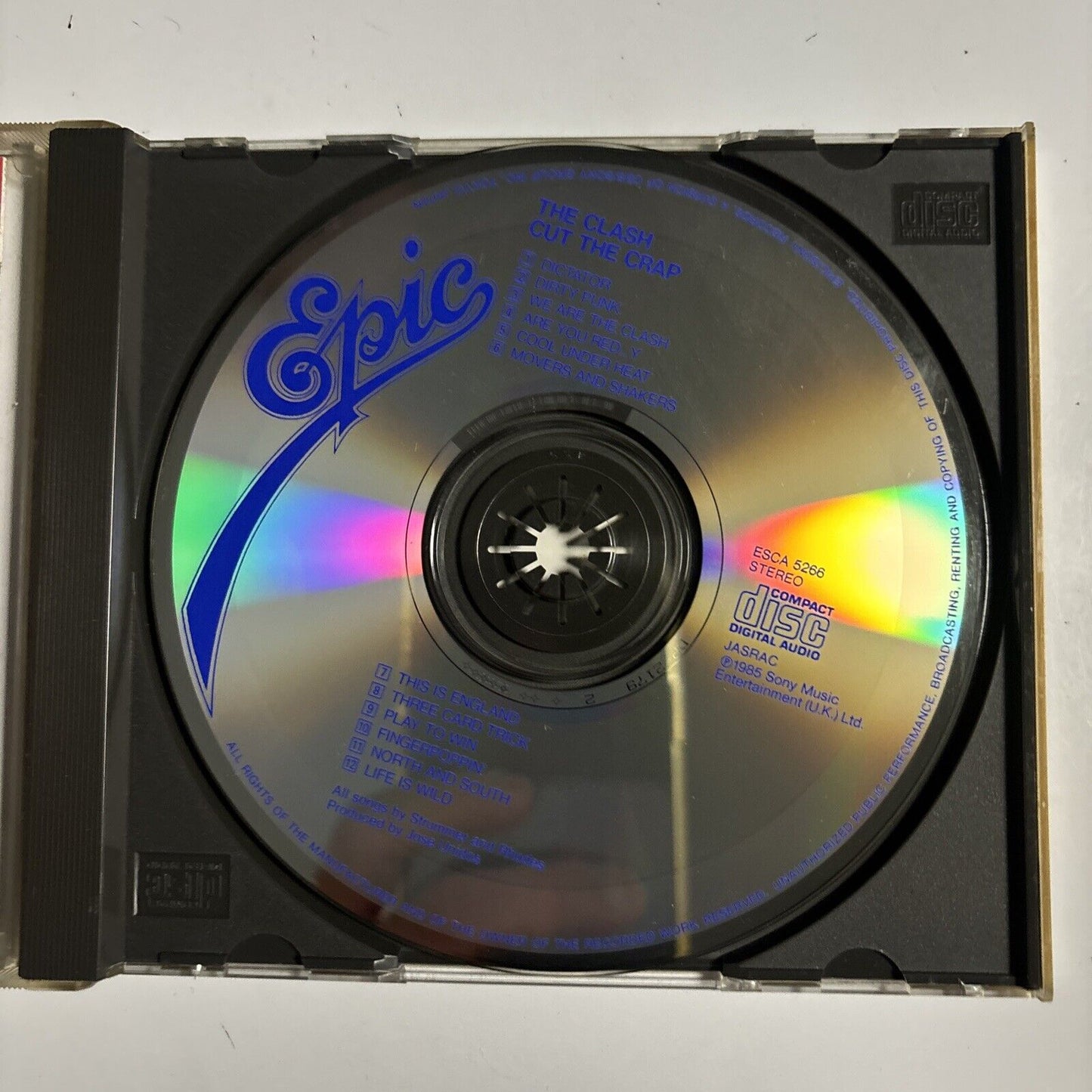 The Clash - Cut The Crap (CD, 1991) Japan esca-5266 Rock