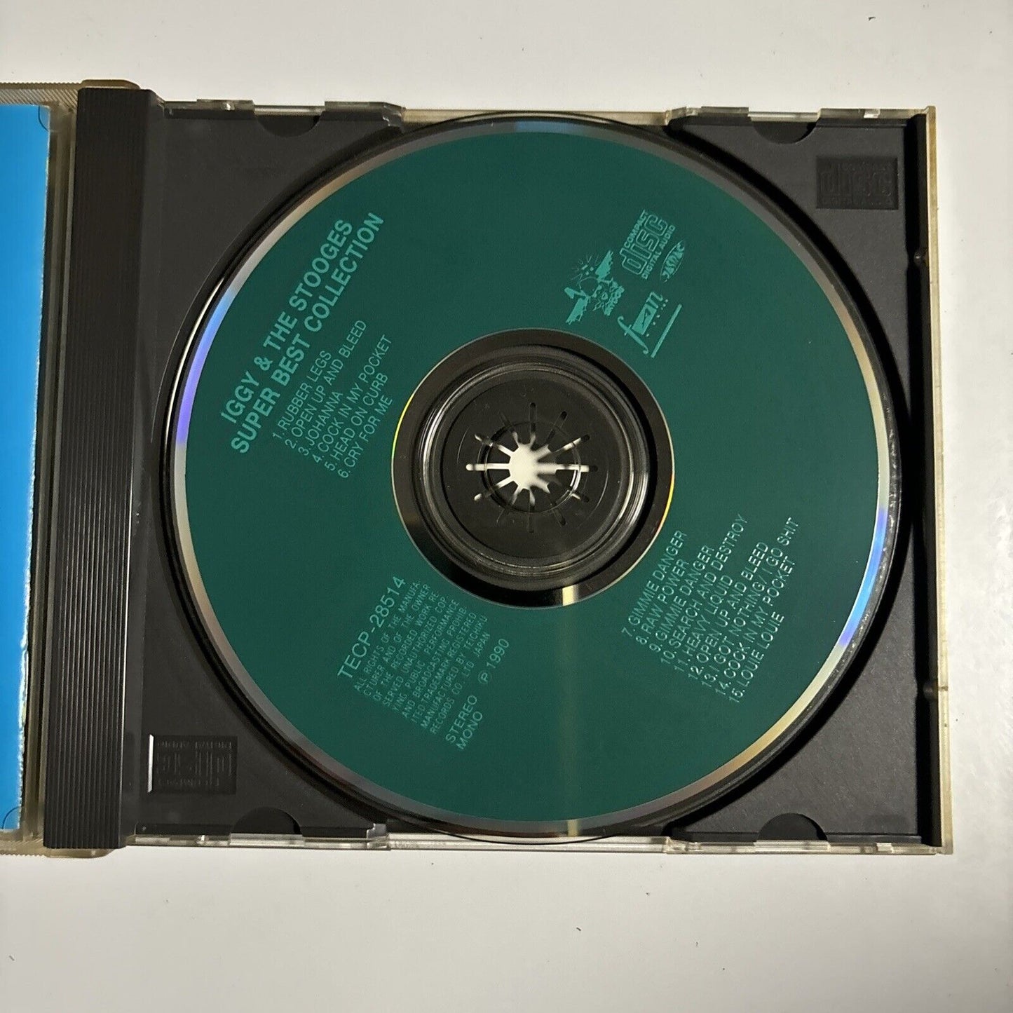 Iggy & The Stooges - Super Best Collection (CD, 1990) Japan tecp-28514