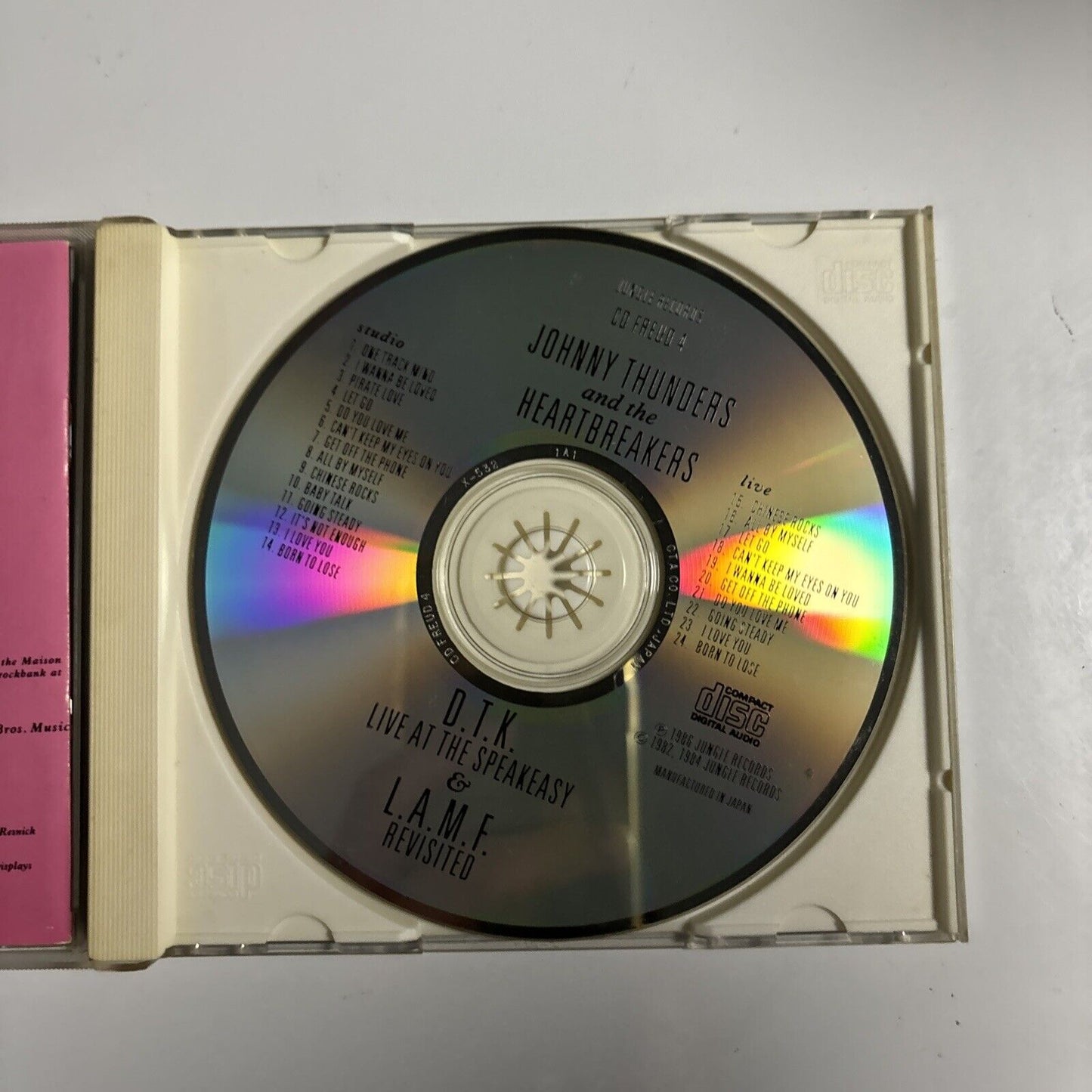 Johnny Thunders & The Heartbreakers - D.T.K. - L.A.M.F. (CD, 1986) FREUD 4