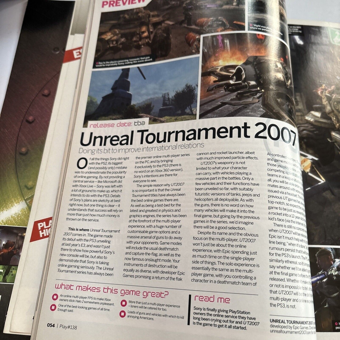 Play PlayStation Magazine Issue 138 2006 Metal Gear Solid 4 Tomb Raider Legend