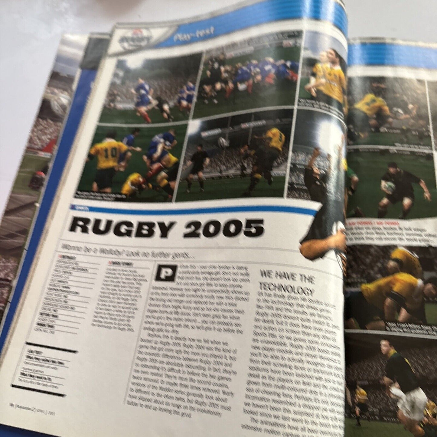PlayStation 2 Official Magazine Australia Issue 39 April 2005 AFL 2006 Rugby2005
