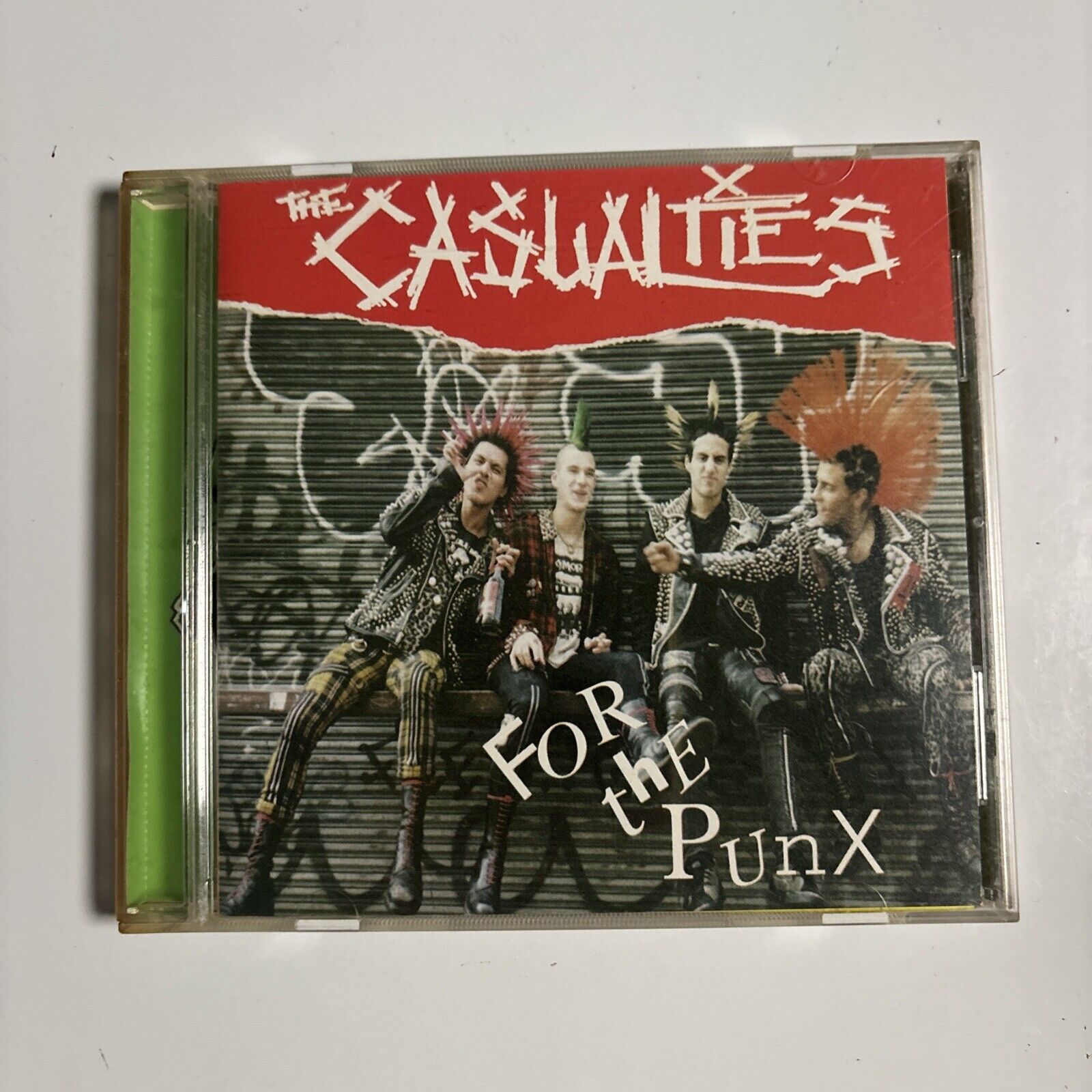 The Casualties - For The Punx (CD, 1997) Tribal War Records 