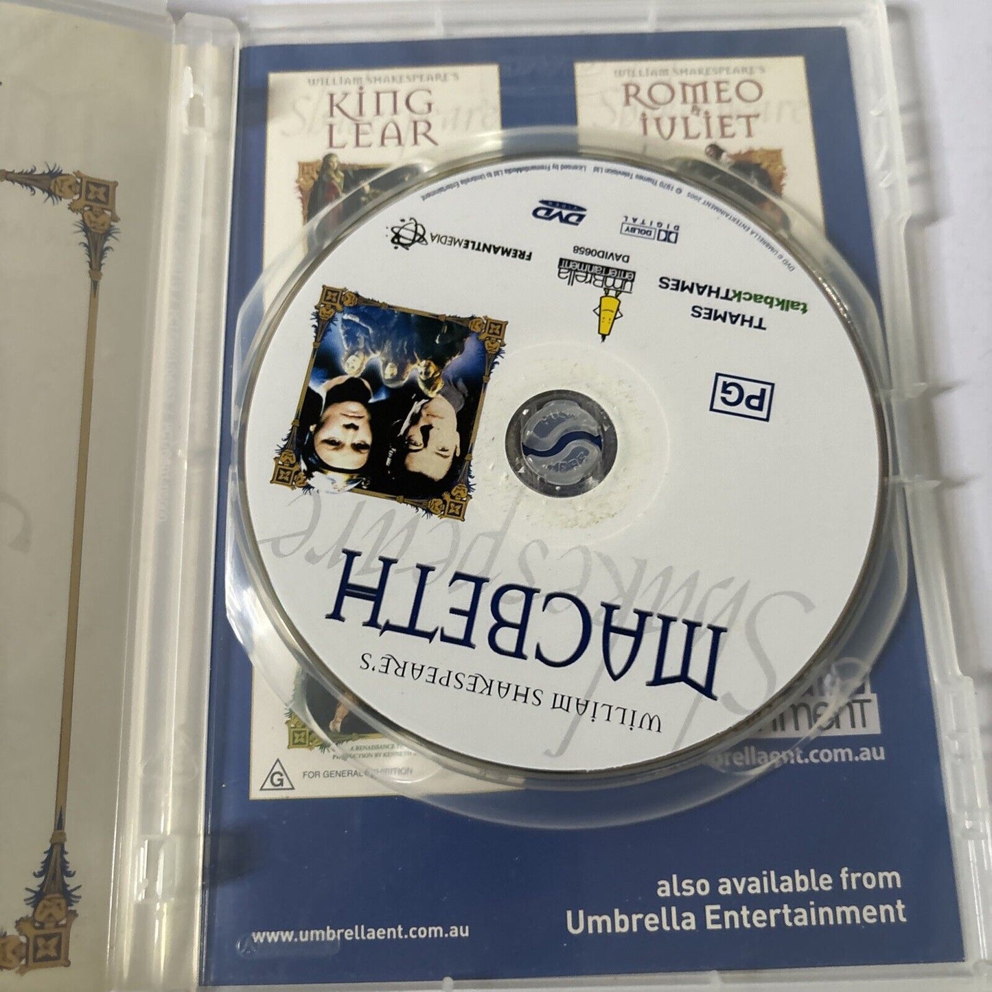 Macbeth (DVD, 1978) Judi Dench, Ian McKellen Region 4