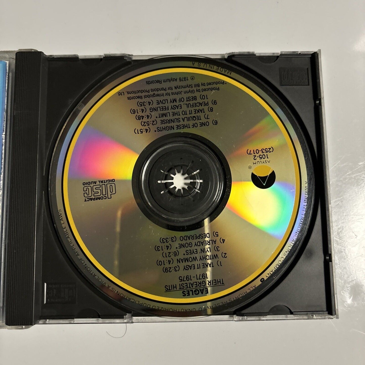 Eagles - Their Greatest Hits 1971-1975 (CD, 1976) Asylum Records 105-2