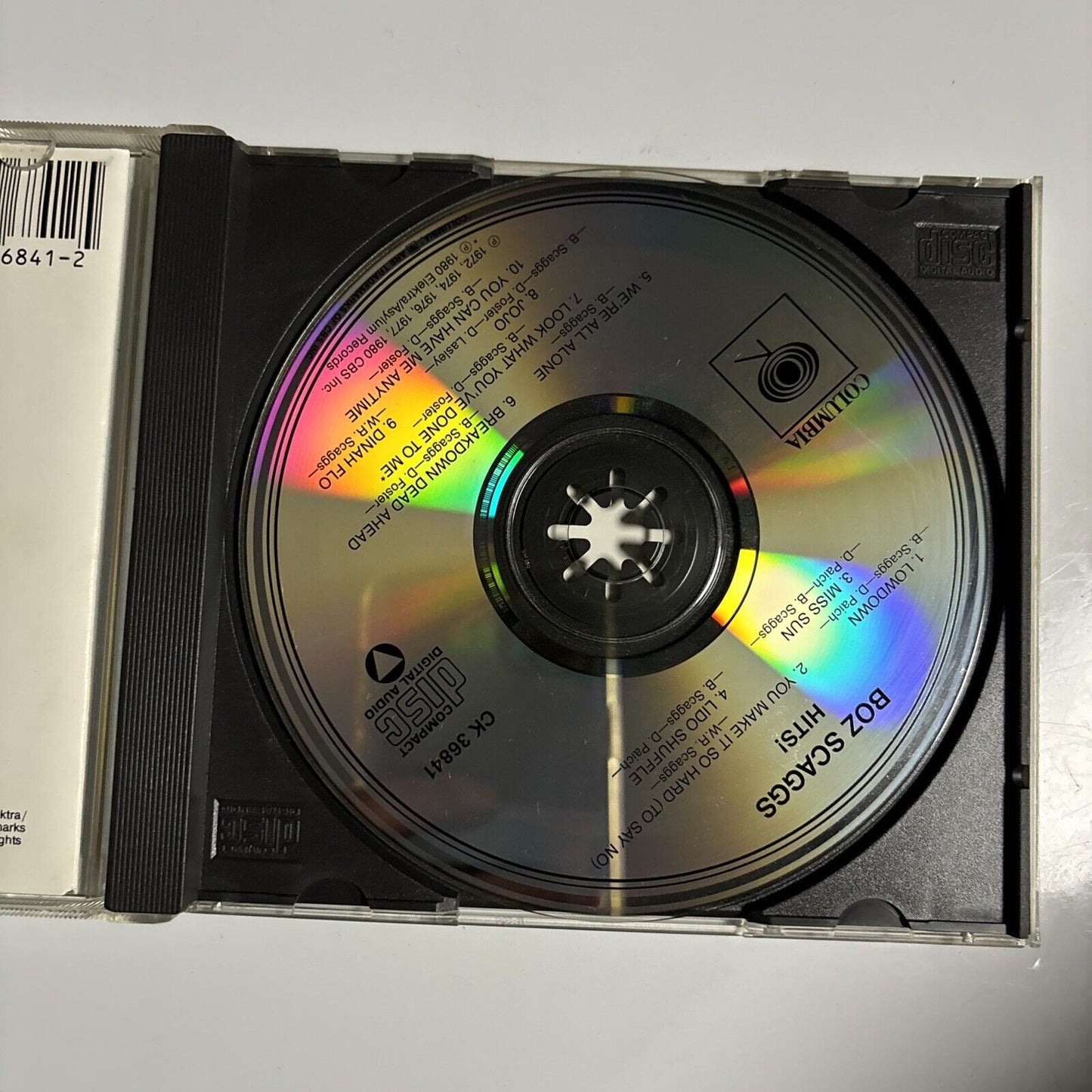 Boz Scaggs - Hits! (CD, 1980) Columbia CK 36841 Rock