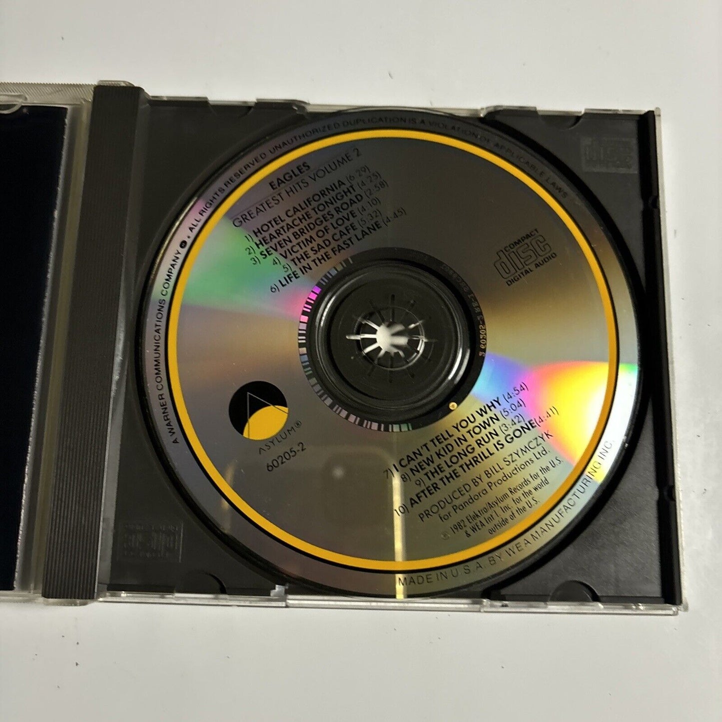 Eagles - Eagles Greatest Hits Volume 2 (CD, 1982) 9 60205-2