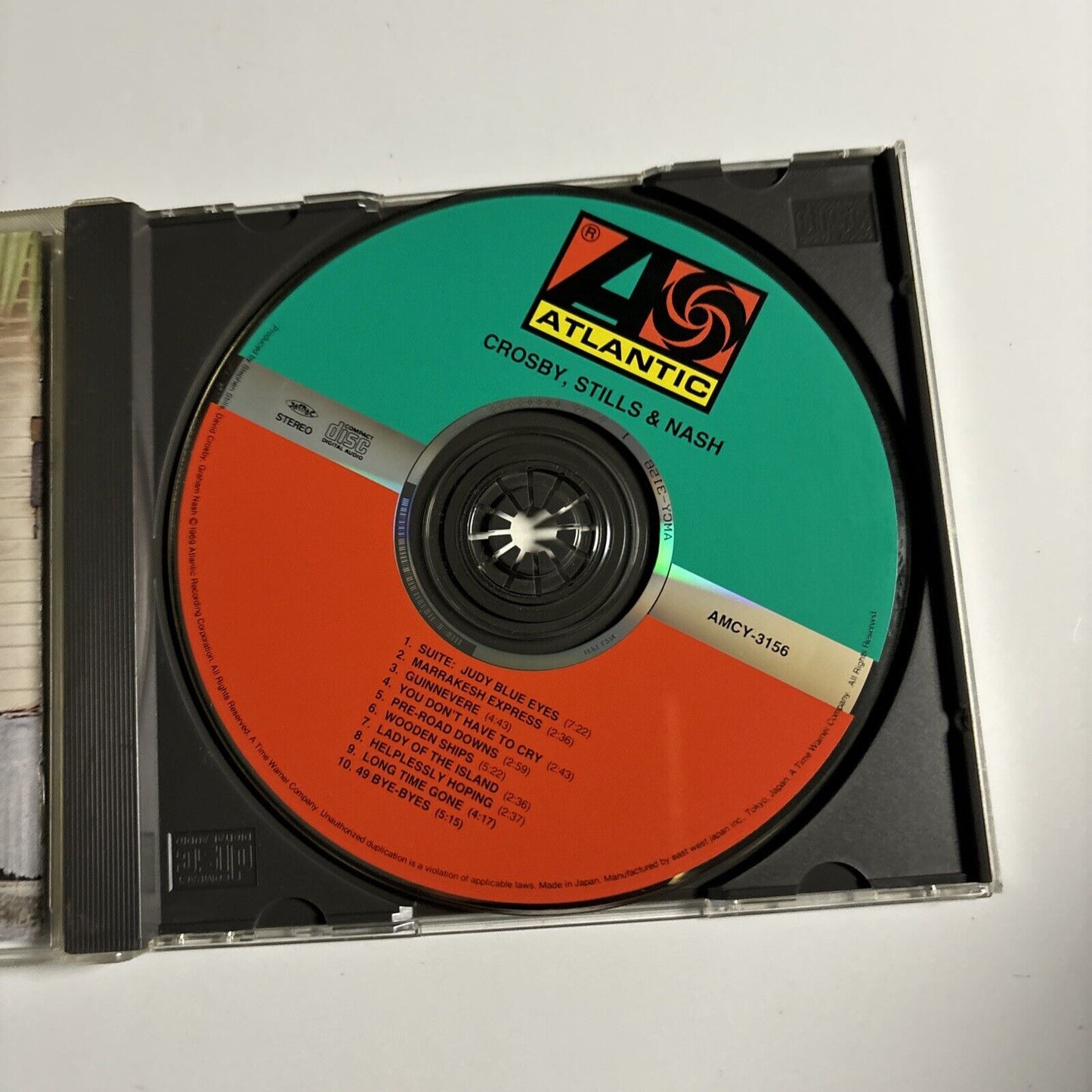 Crosby, Stills & Nash - Crosby, Stills & Nash (CD, 1998) Japan amcy-3156