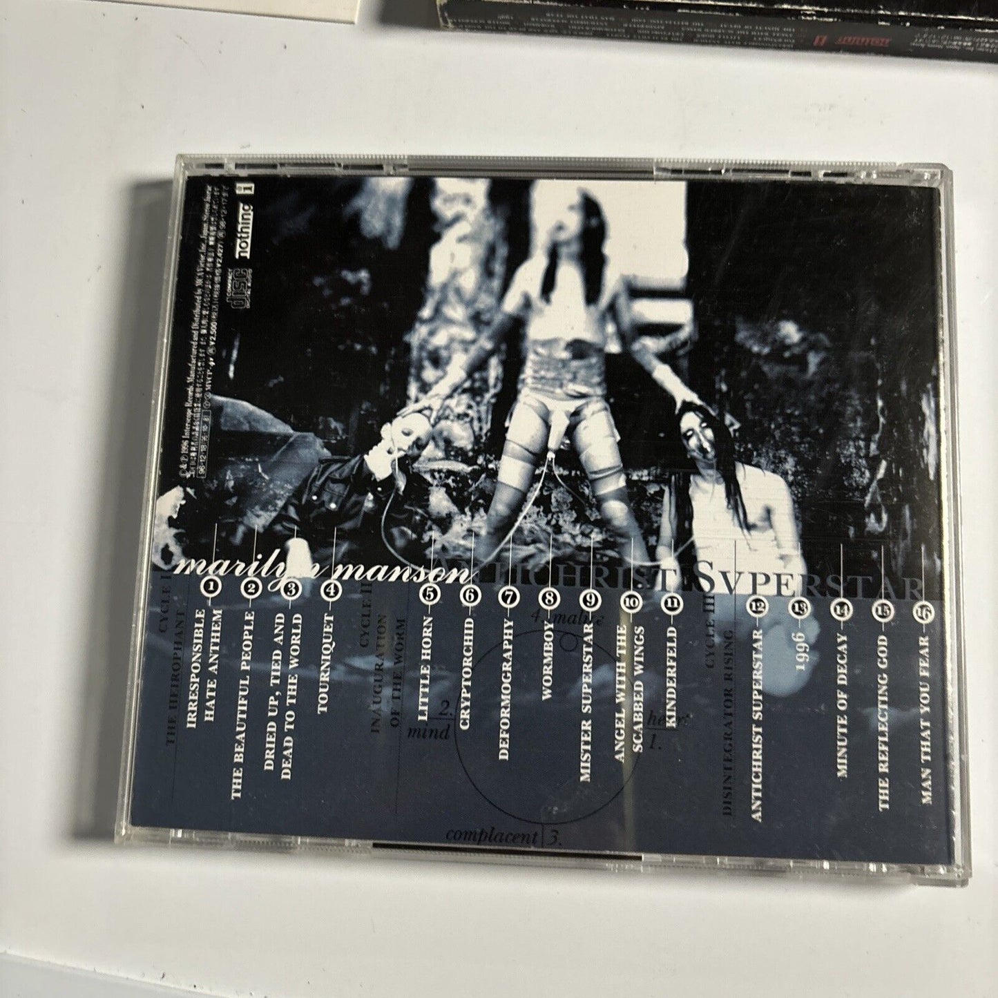 Marilyn Manson - Antichrist Superstar (CD, 1996) Japan mvcp-41