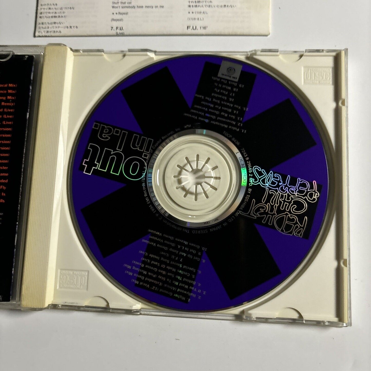Red Hot Chili Peppers - Out In L.A. (CD, 1995) Japan tocp-8436