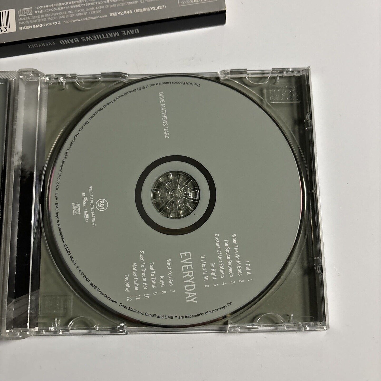Dave Matthews Band - Everyday (CD, 2001) Japan BVCP-21140