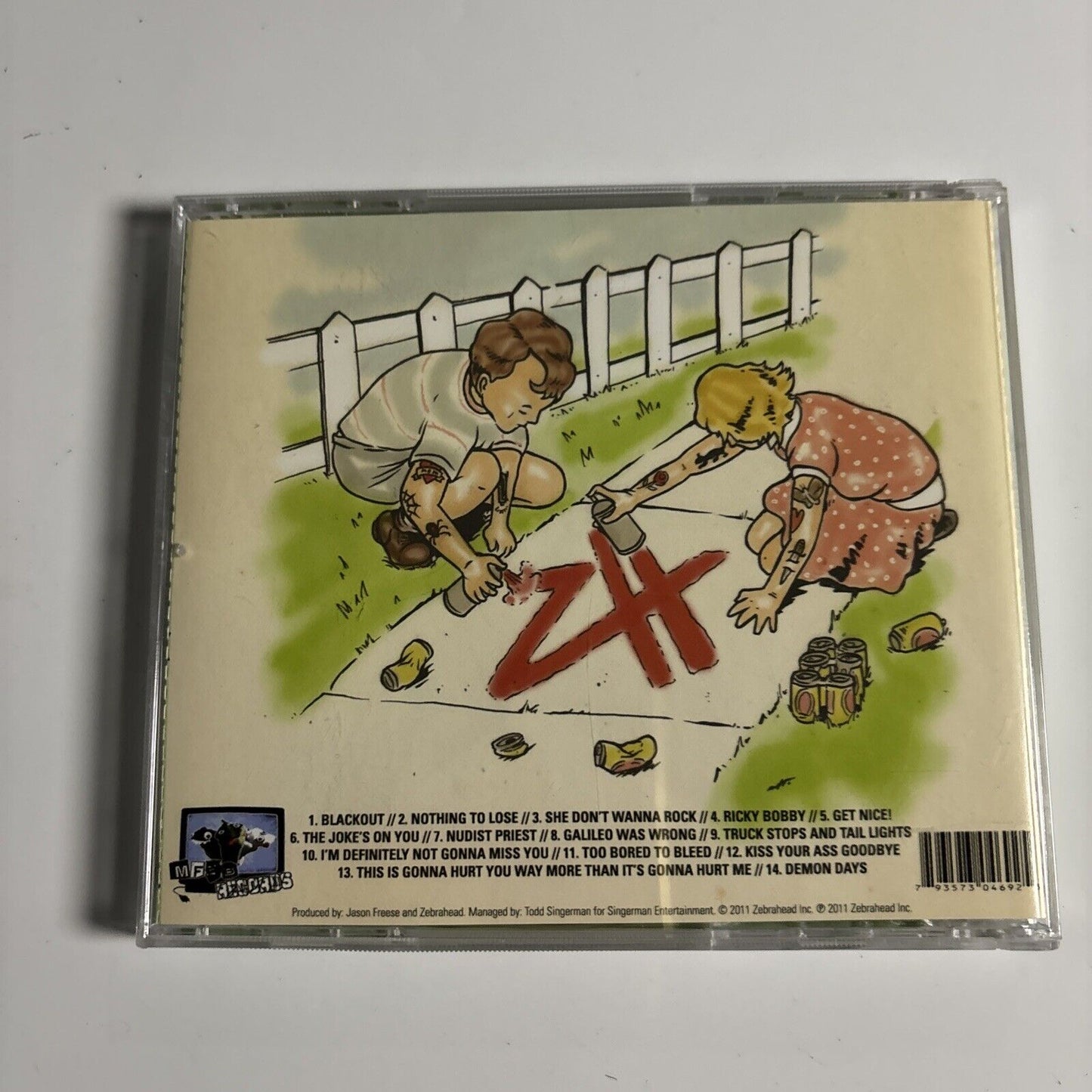 Zebrahead - Get Nice! (CD, 2011) MFZB Records MFZBRECORDS05