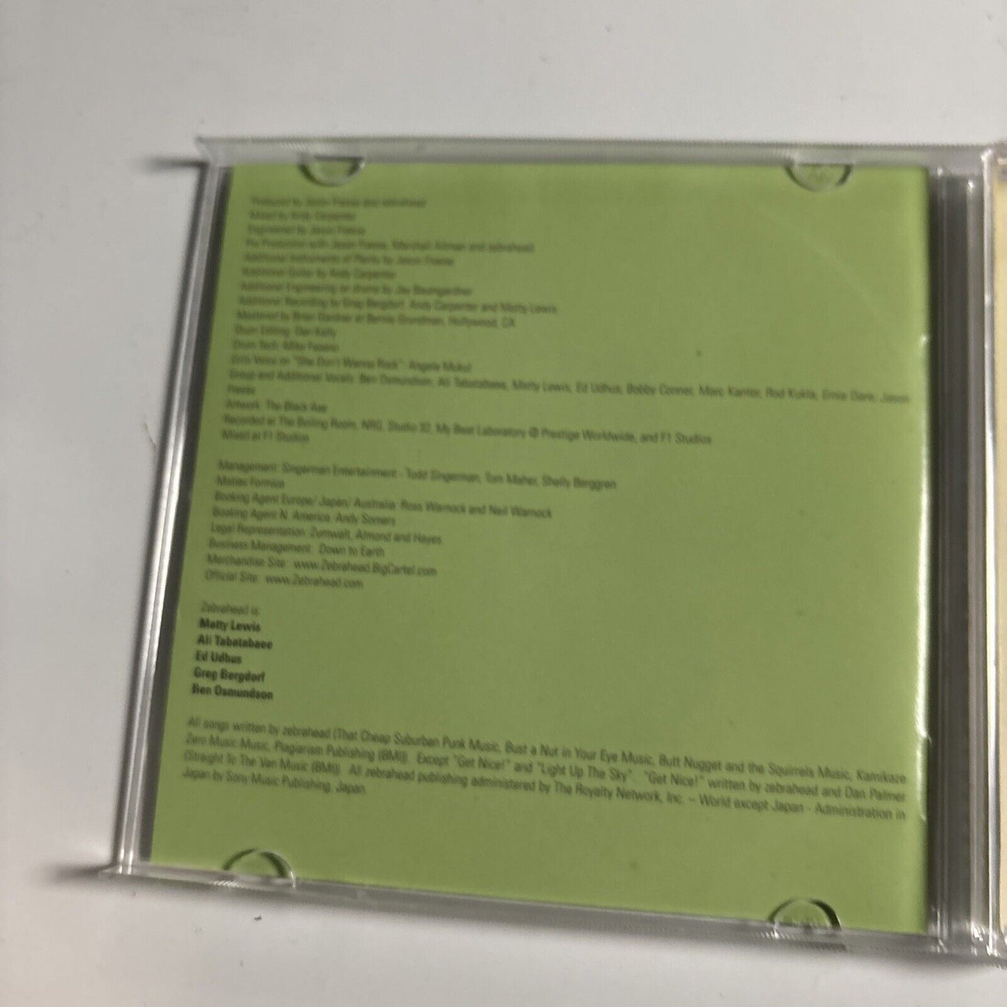 Zebrahead - Get Nice! (CD, 2011) MFZB Records MFZBRECORDS05