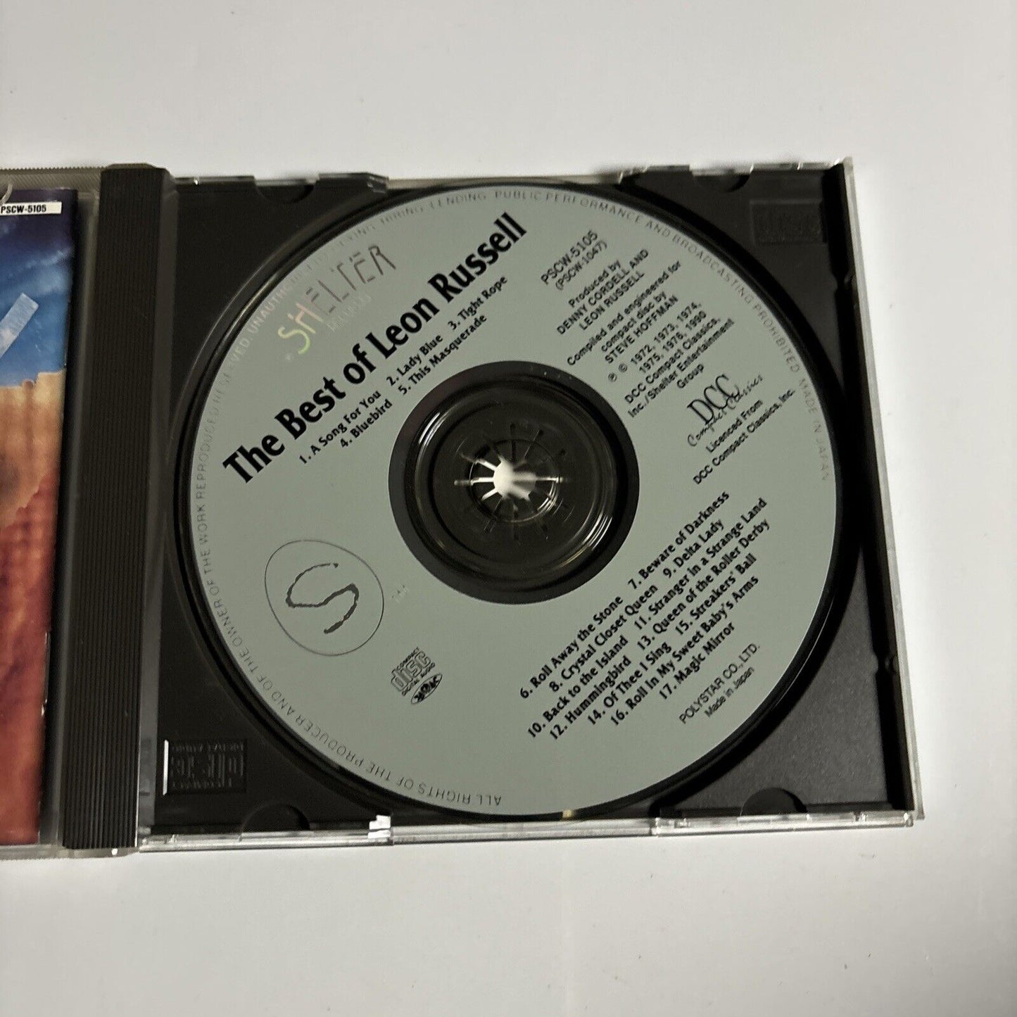 Leon Russell - Best Of Leon (CD, 1993) Japan pscw-5105 obi