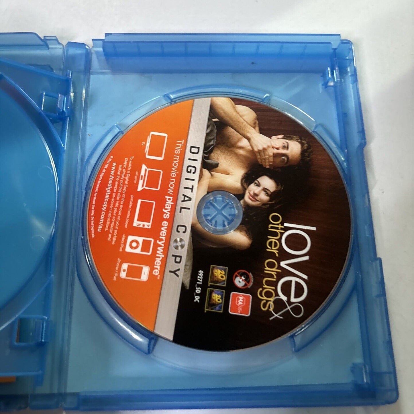 Love and Other Drugs (Blu-ray, 2010) Jake Gyllenhaal, Anne Hathaway Region B