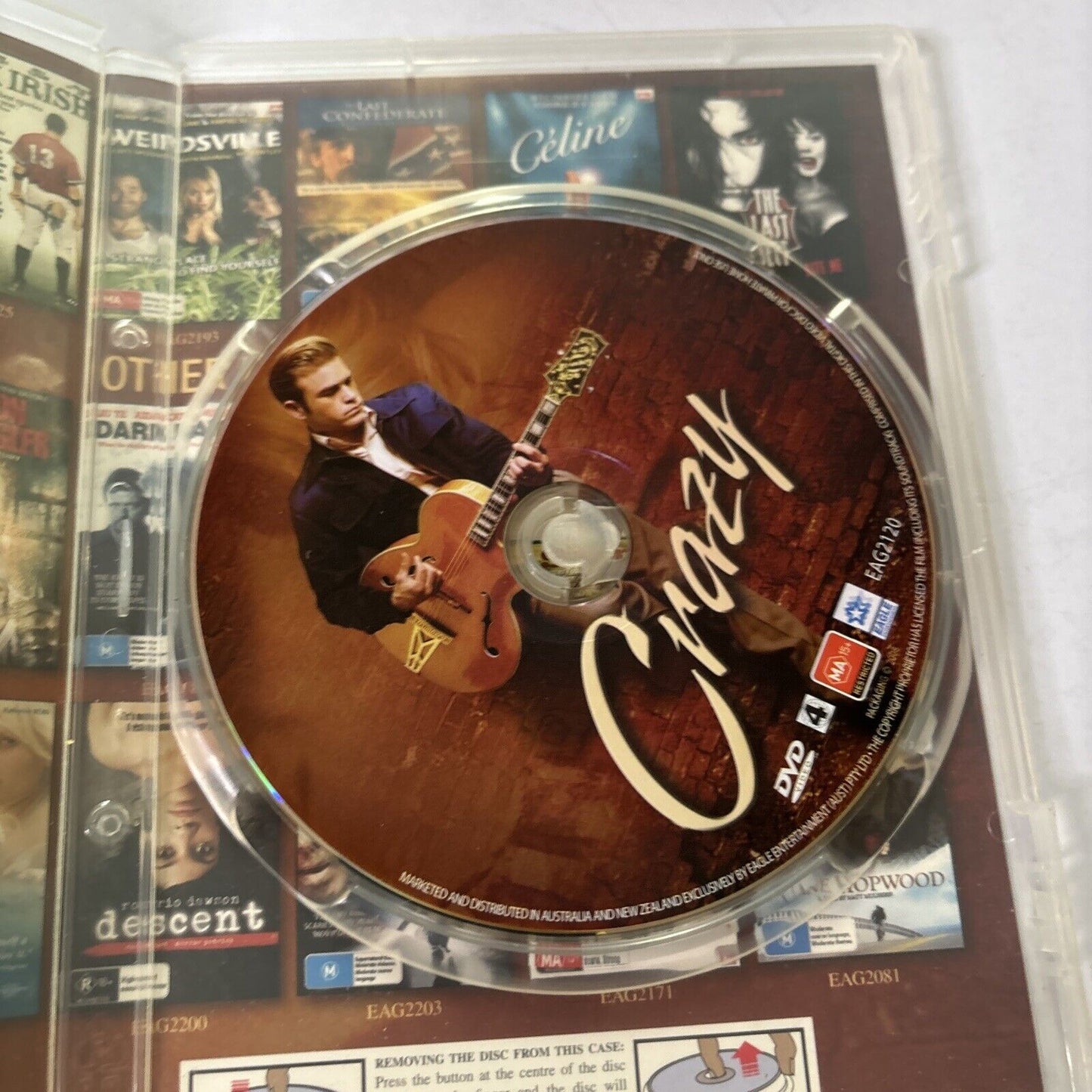 Crazy (DVD, 2007) Ali Larter, Waylon Payne Region 4