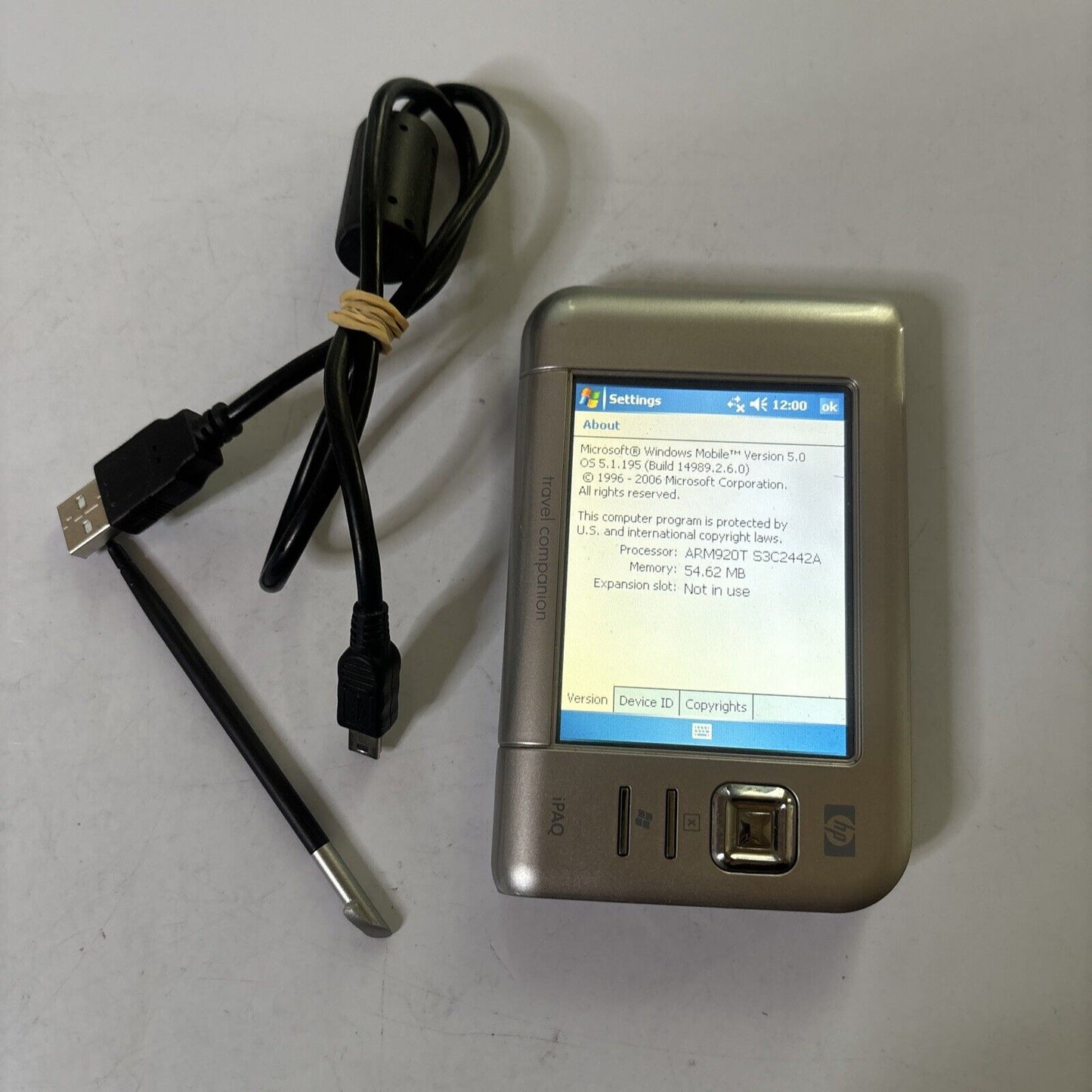 HP iPaq Travel Companion Rx5965 HSTNH-L12C-WL