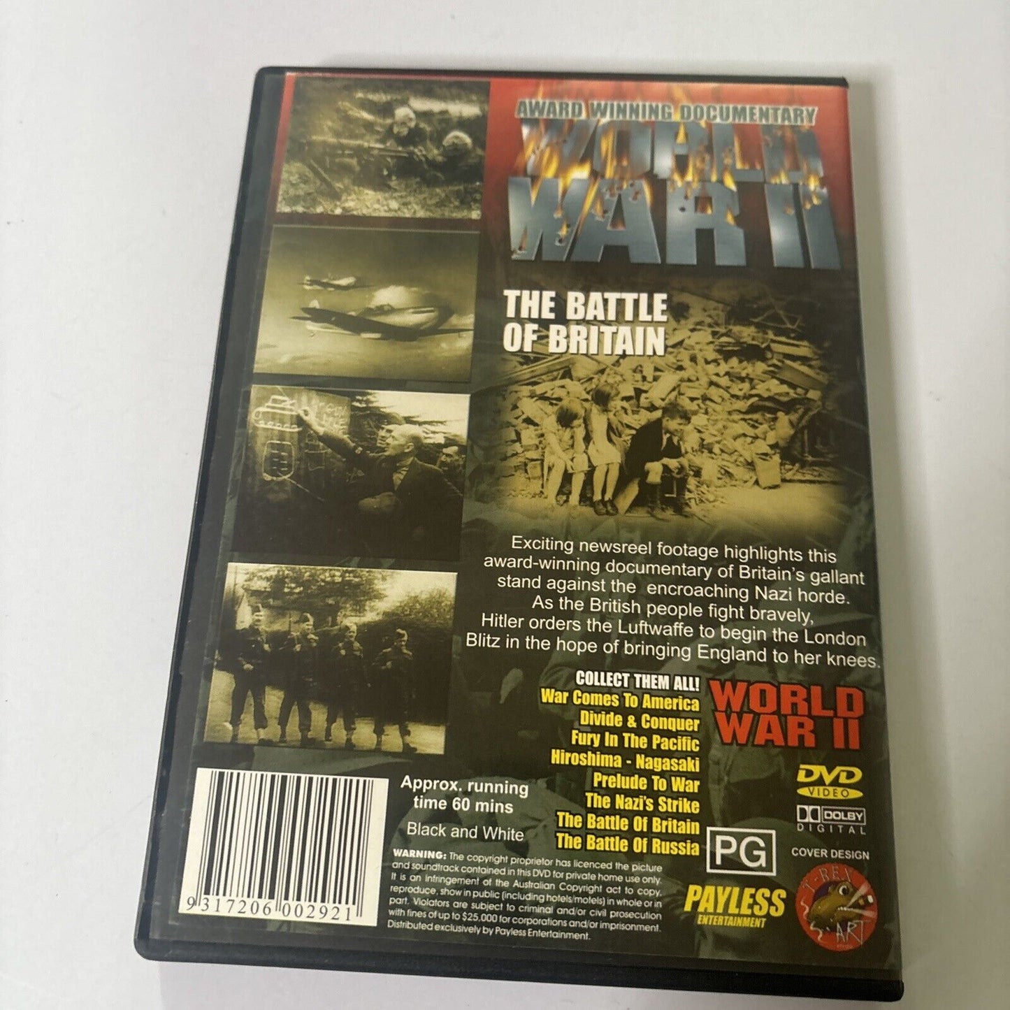 World War 2: The Battle Of Britain Documentary (DVD) All Regions NEW