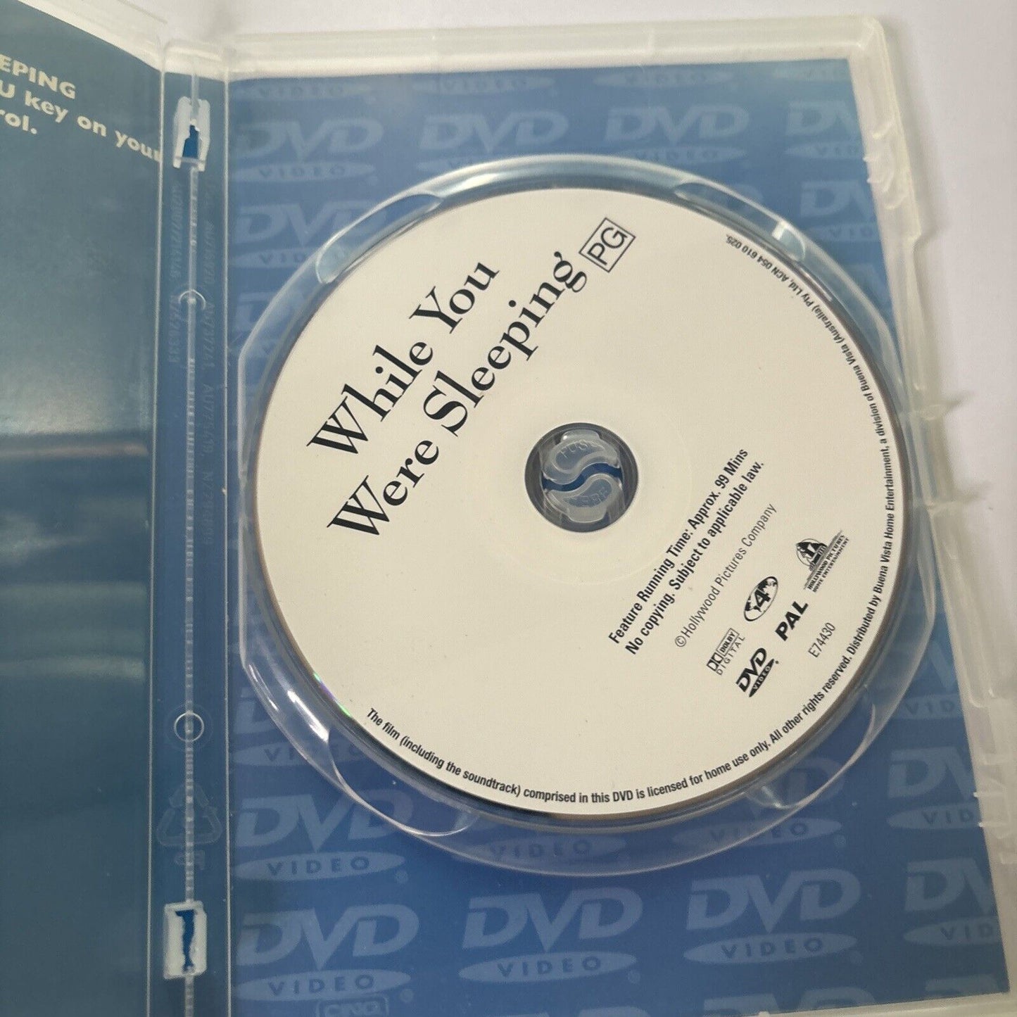 While You Were Sleeping (DVD, 1995) Bill Pullman, Sandra Bullock Region 4