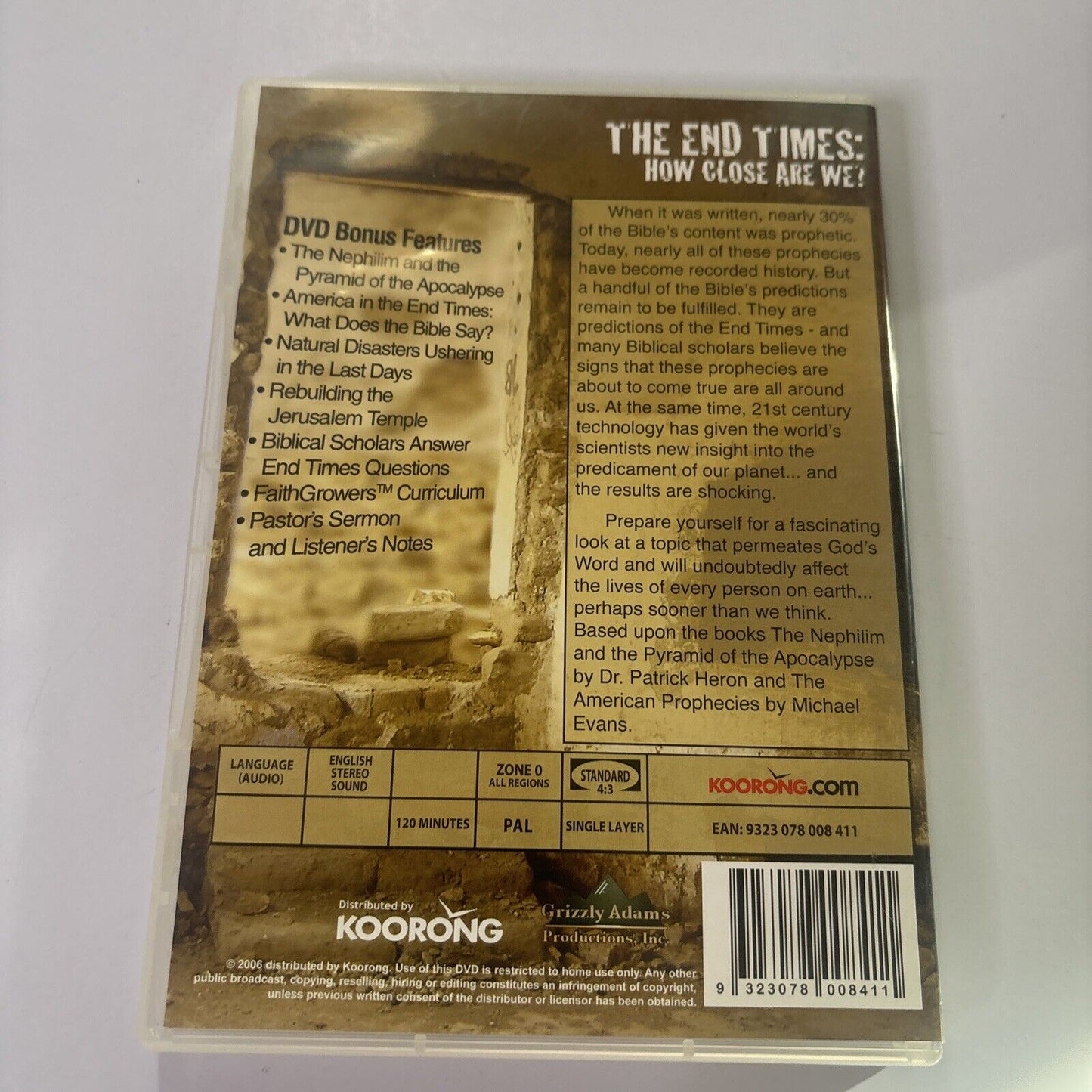 The End Of Times: How Close Are We? (DVD, 2006) NEW All Regions