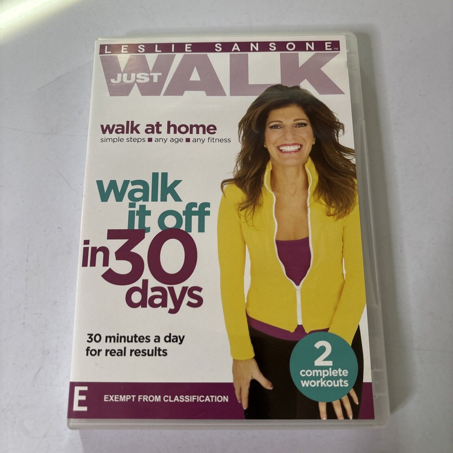 Leslie Sansone - Just Walk - Walk It Off in 30 Days (DVD, 2013) Region 4