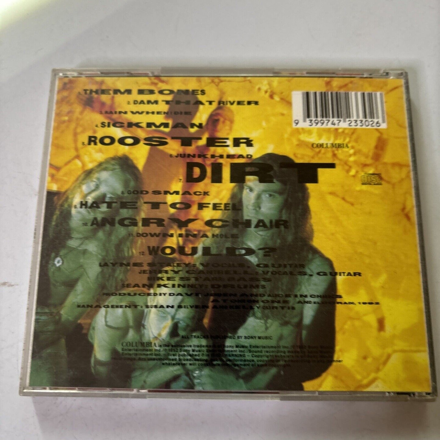 Alice In Chains - Dirt (CD, 1992)