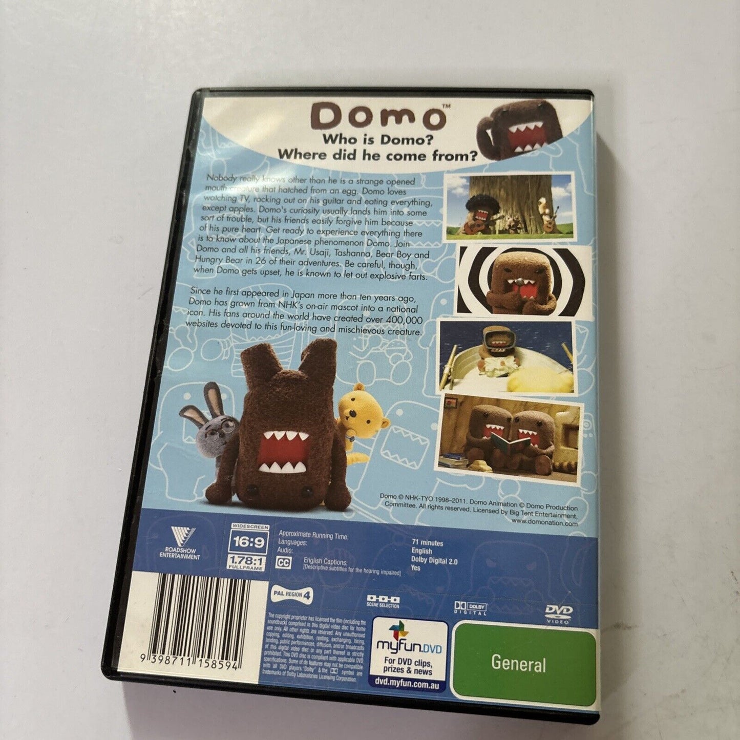 Domo TV : DomoNation (DVD, 2011) Region 4