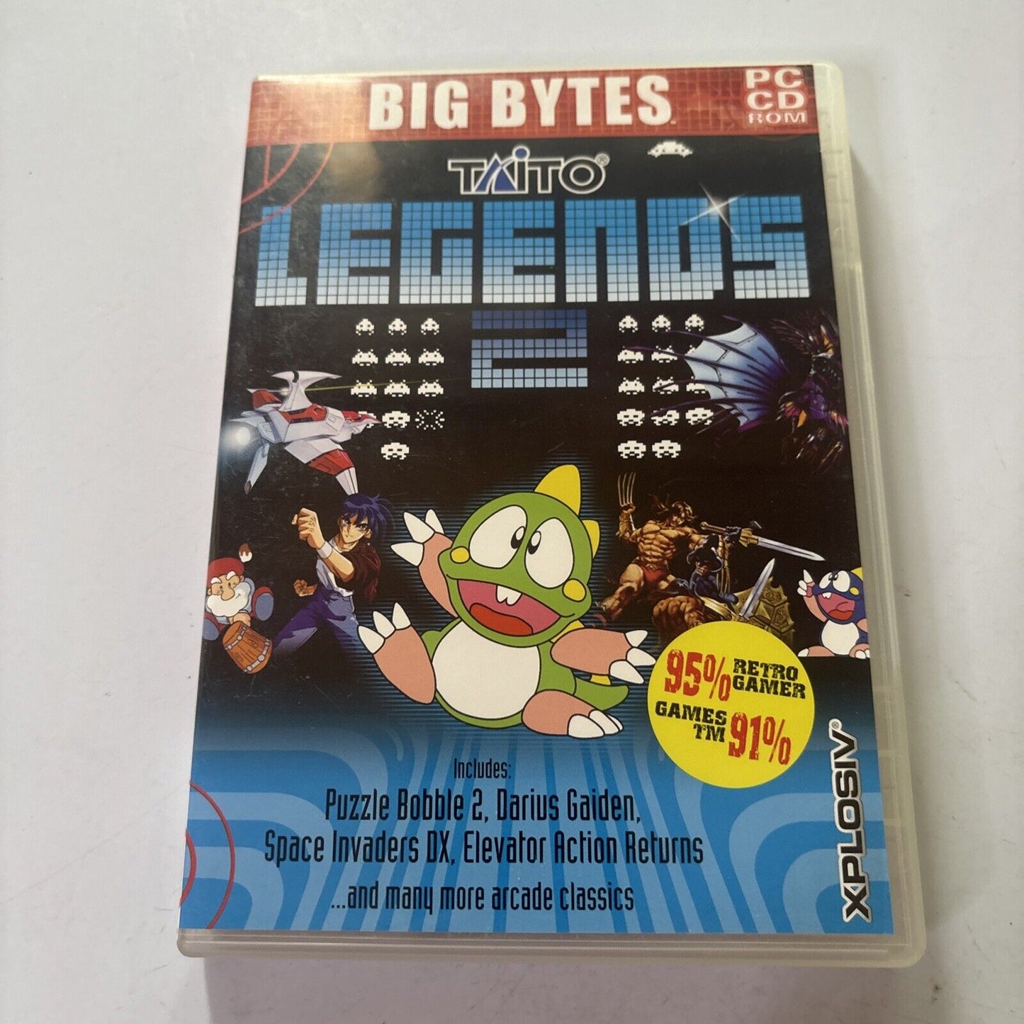 Taito Legends 2 (Puzzle Bobble 2, Darius Gaiden, Space Invaders) PC CDROM