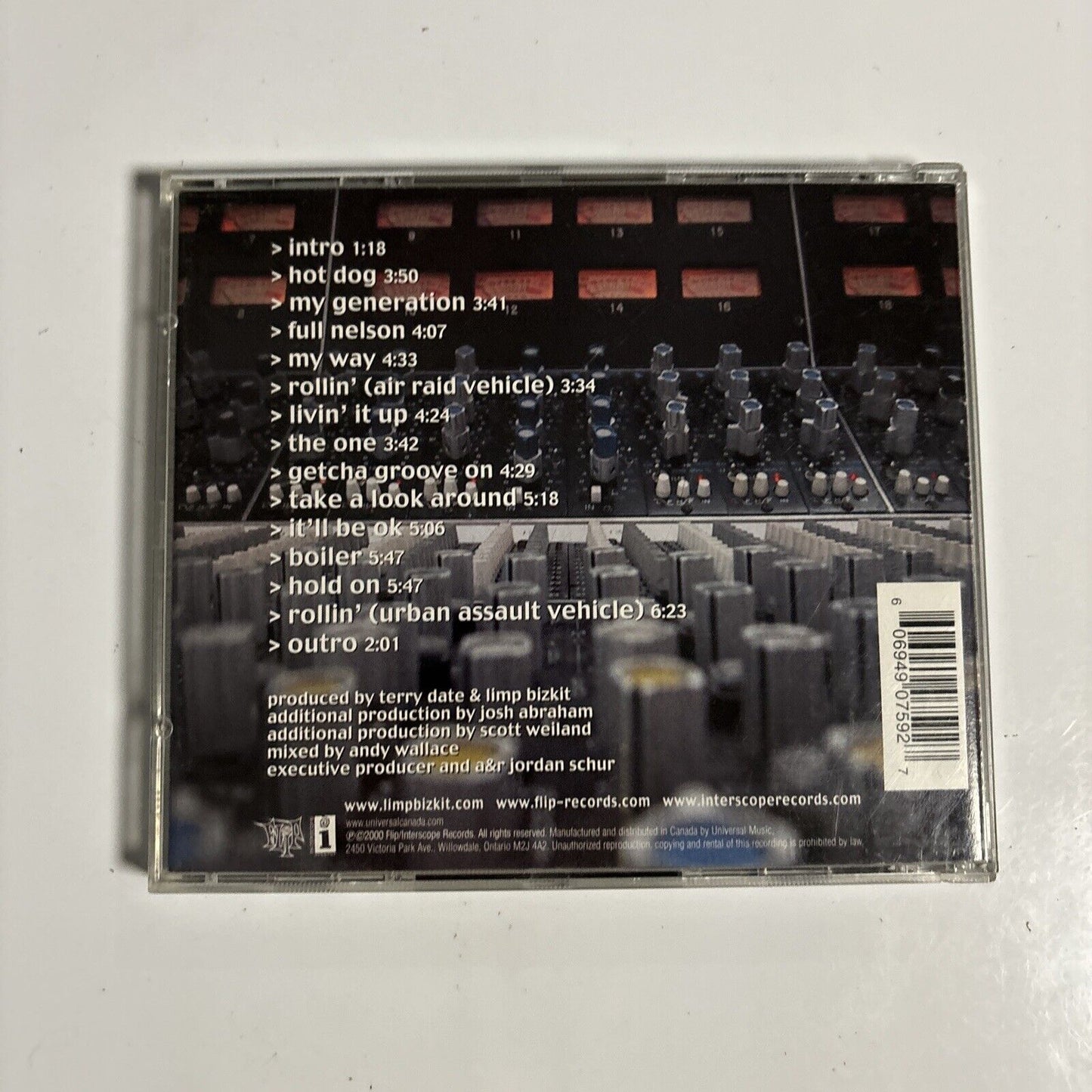 Limp Bizkit - Chocolate Starfish And The Hot Dog Flavored Water (CD, 2000)