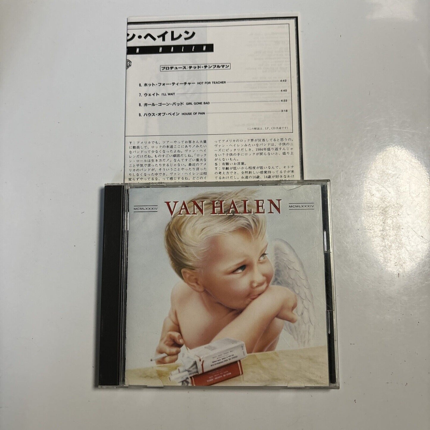 Van Halen - 1984 (CD, 1989) Japan 20p2-2618 Warner Bros. Records