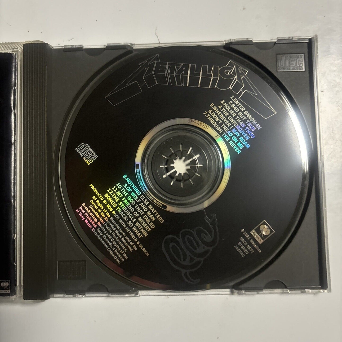 Metallica - Metallica (CD, 1991) Japan SRCs-5577 Rock