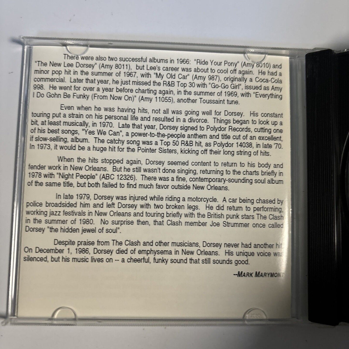 Lee Dorsey - Golden Classics (CD, 1994) COL-CD-5082