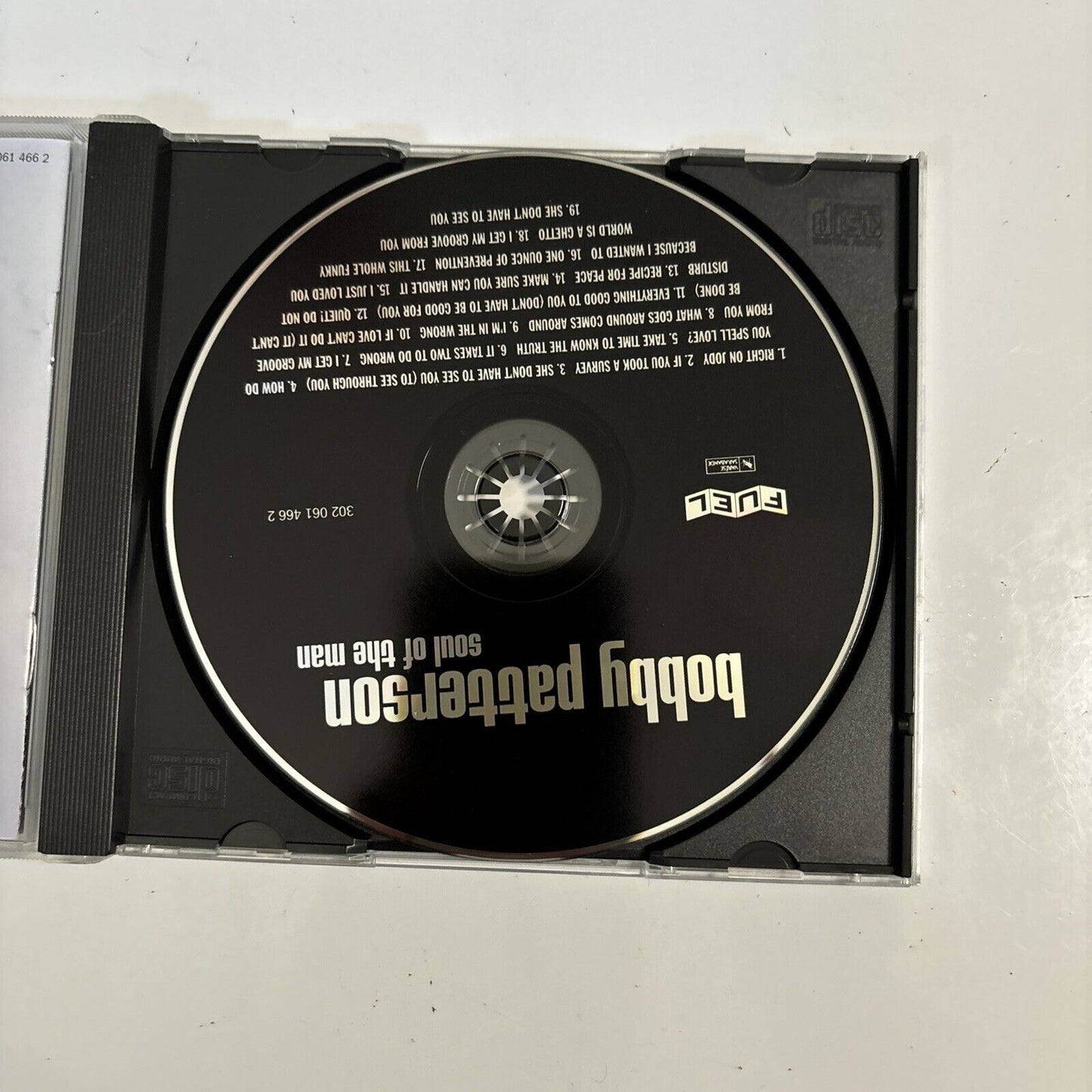 Bobby Patterson - Soul Of The Man (CD, 2005) Fuel 2000