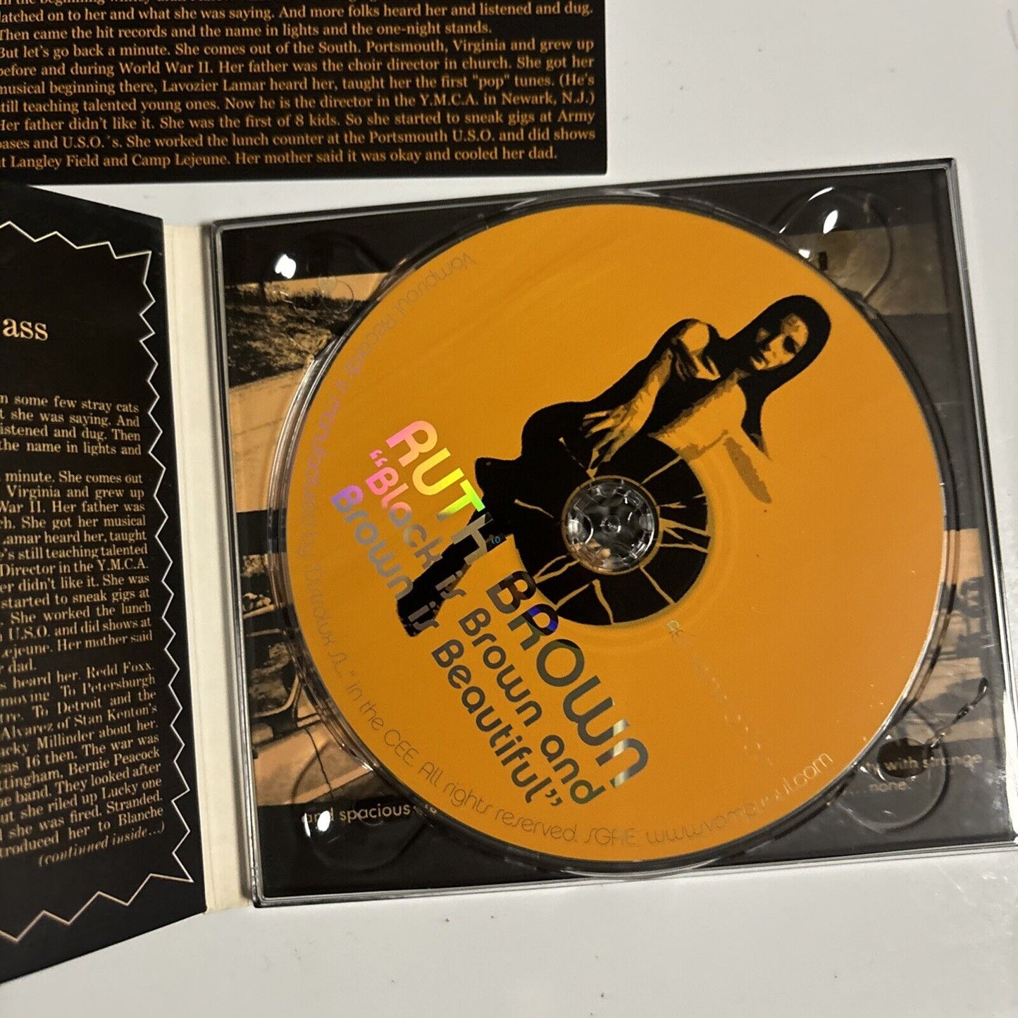 Ruth Brown - Black Is Brown And Brown Is Beautiful (CD 2005) VAMPI CD 047