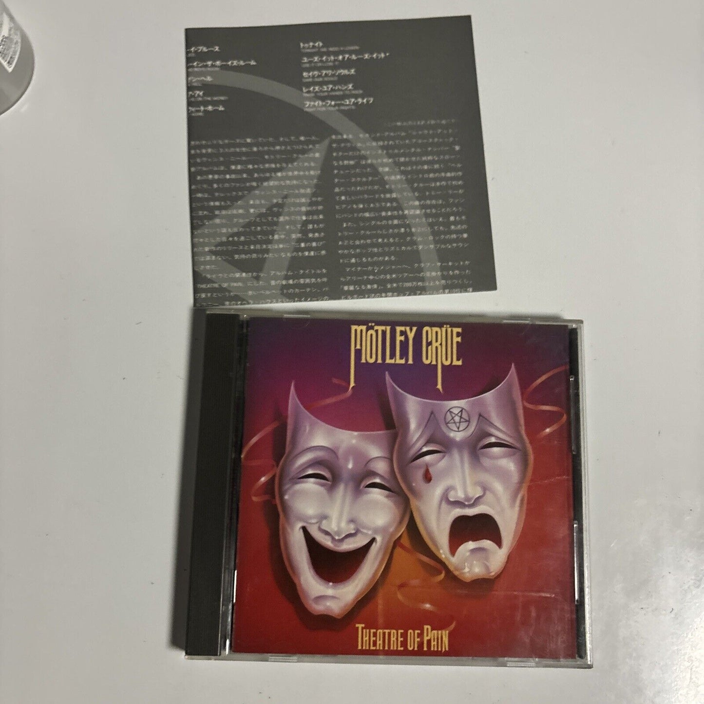 Mötley Crüe - Theatre Of Pain (CD, 1985) Japan 9-60418-2