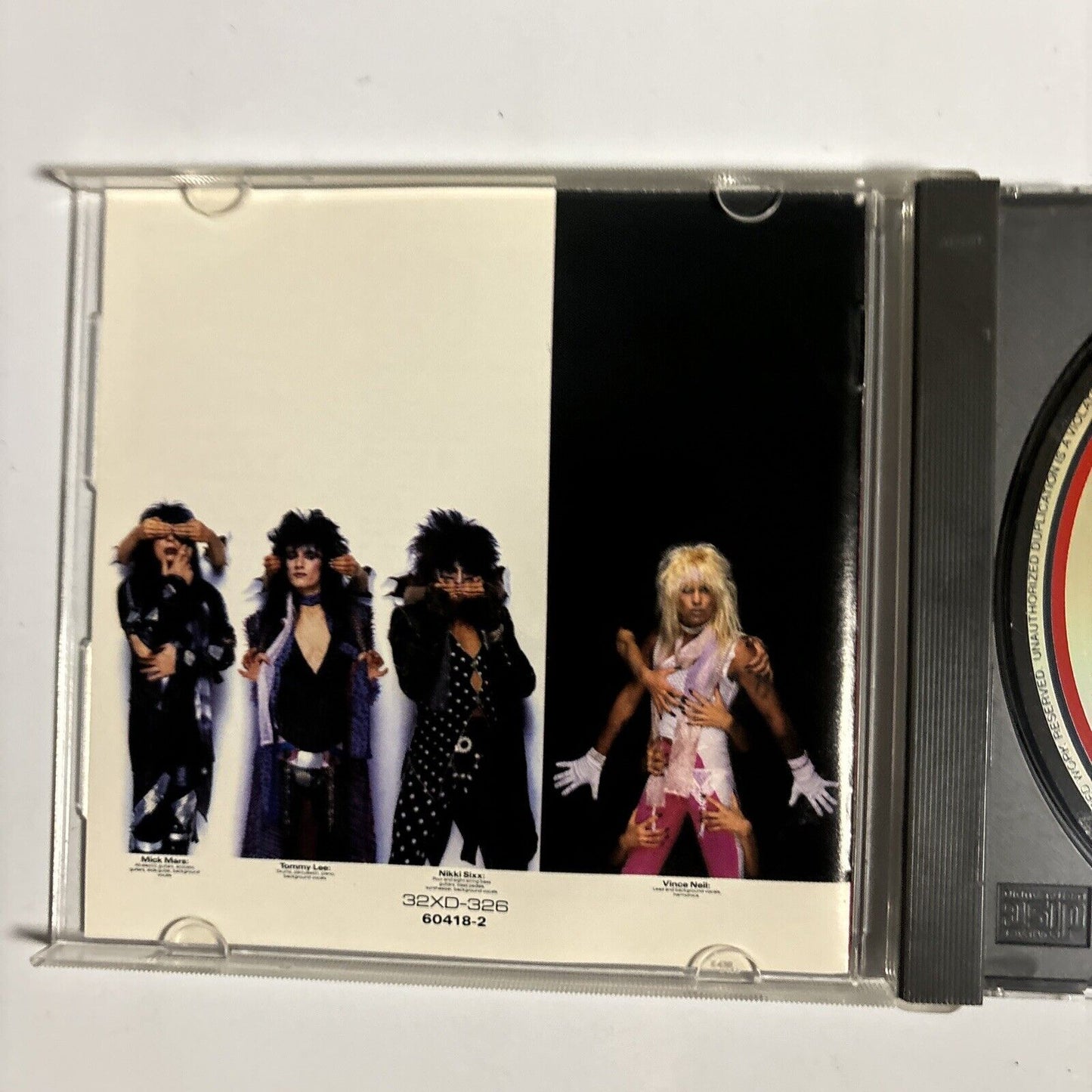 Mötley Crüe - Theatre Of Pain (CD, 1985) Japan 9-60418-2