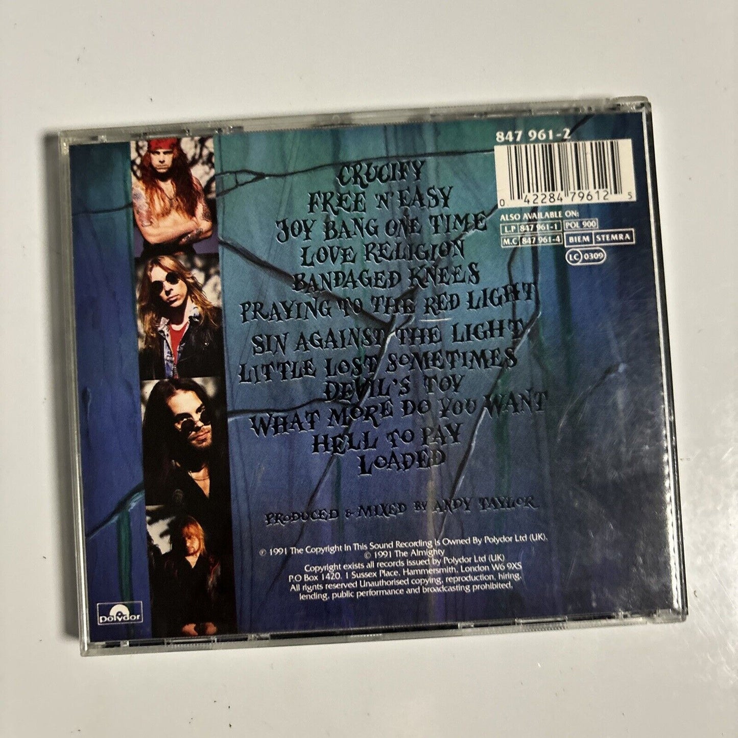 The Almighty - Soul Destruction (CD, 1991) Polydor