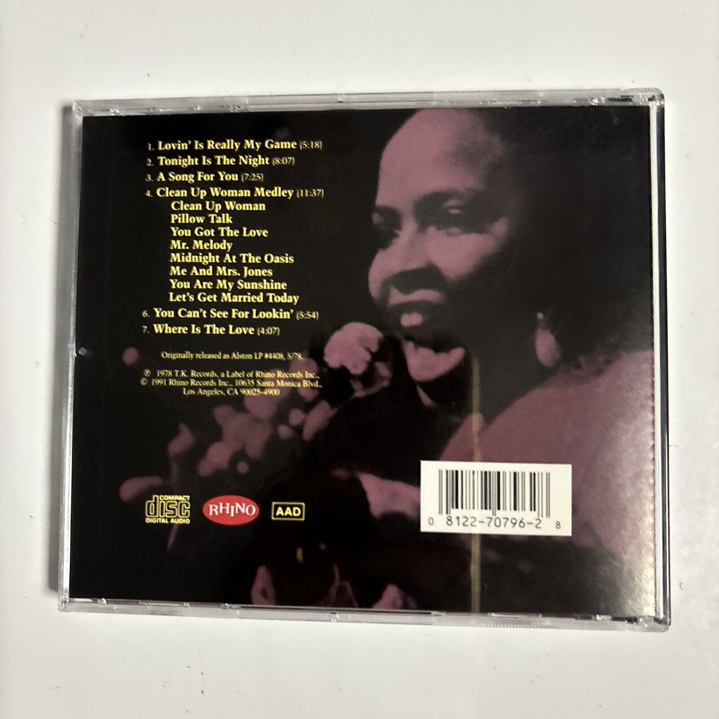 Betty Wright - Betty Wright Live (CD, 1991) Funk / Soul R2 70796